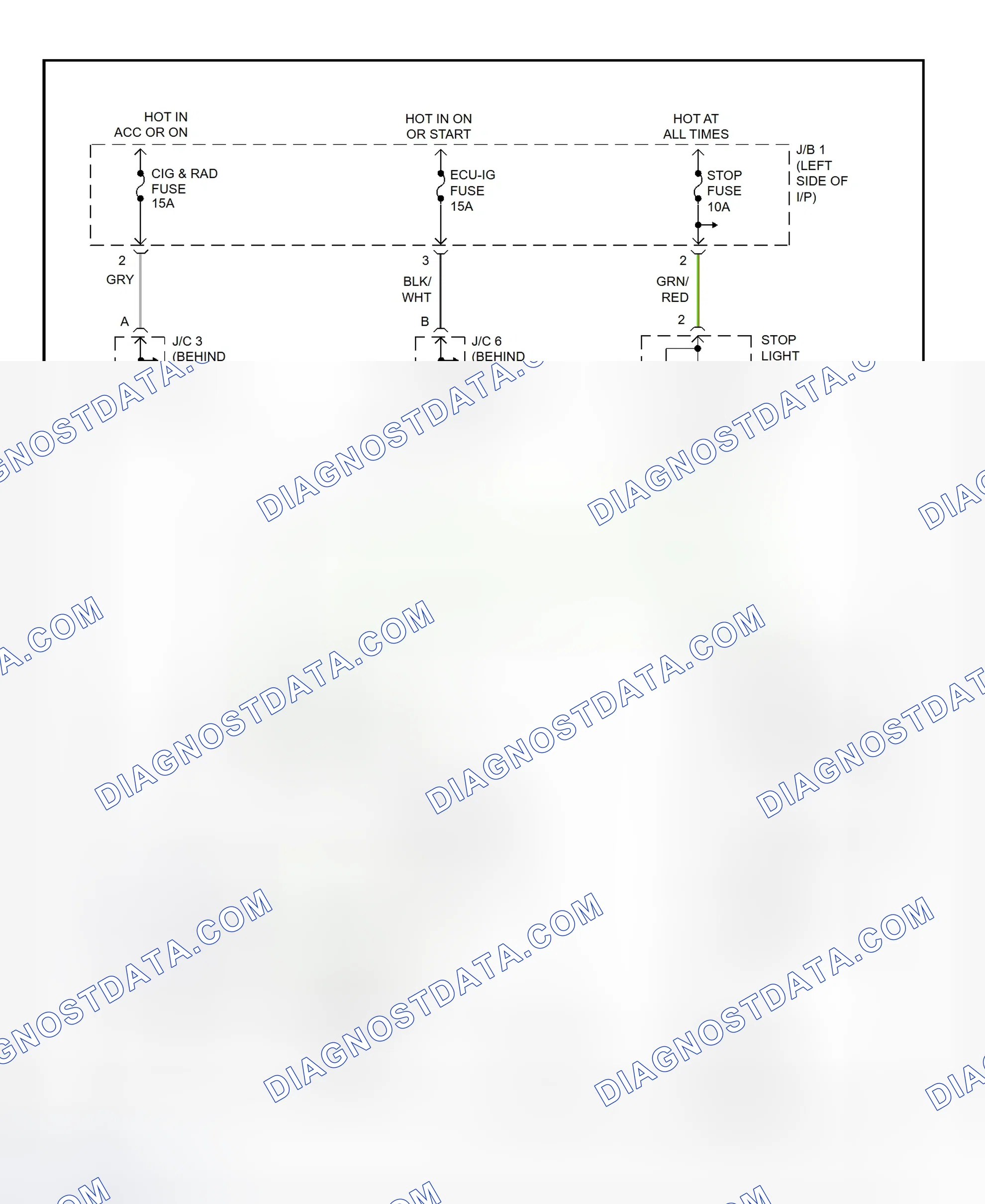 Scheme 8: Shift Interlock System Wiring Diagram (1996 LX450)