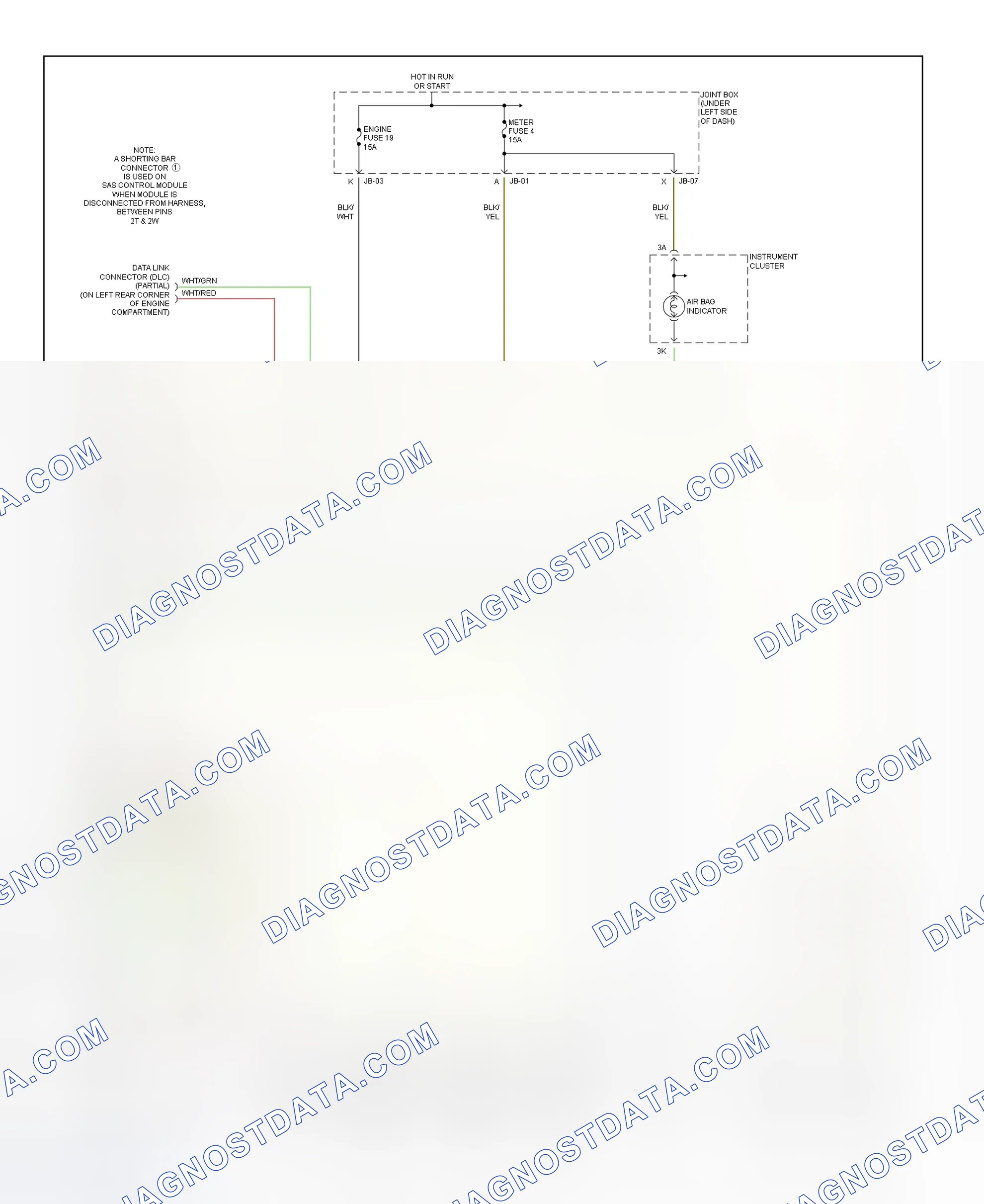 Scheme 1: Air Bag System Wiring Diagram (Millenia)