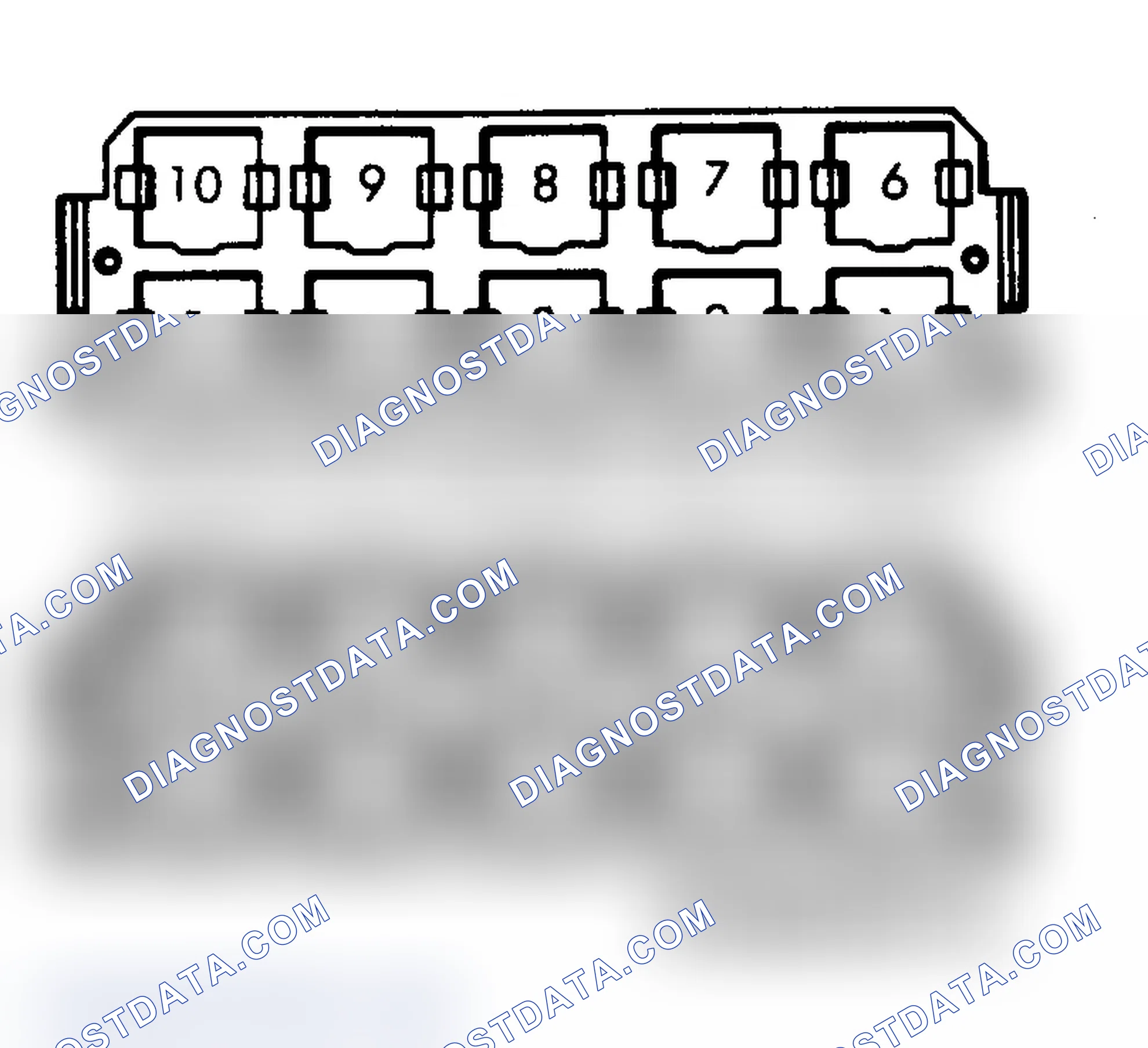 Scheme 6: AUXILIARY RELAY PANEL IDENTIFICATION (1991-93 V8 QUATTRO)