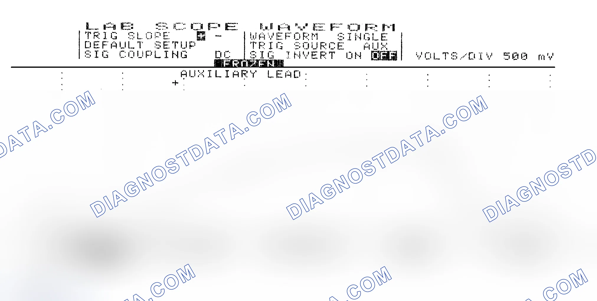 Scheme 14: Single Injector w/Excessive Current Flow - Current Pattern