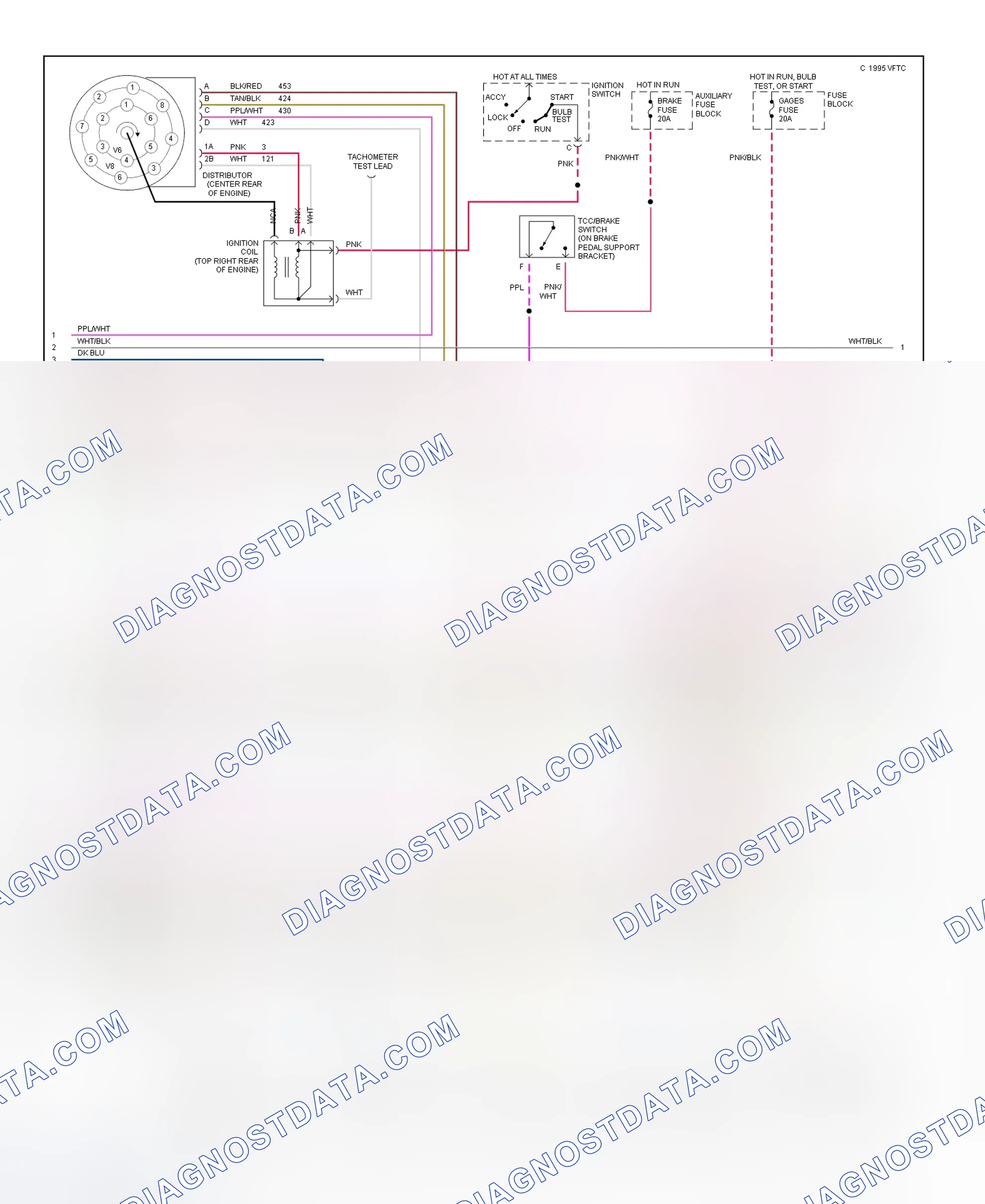 Scheme 265: Wiring Diagram (Van - 5.7L With 4L80-E - 2 Of 3)