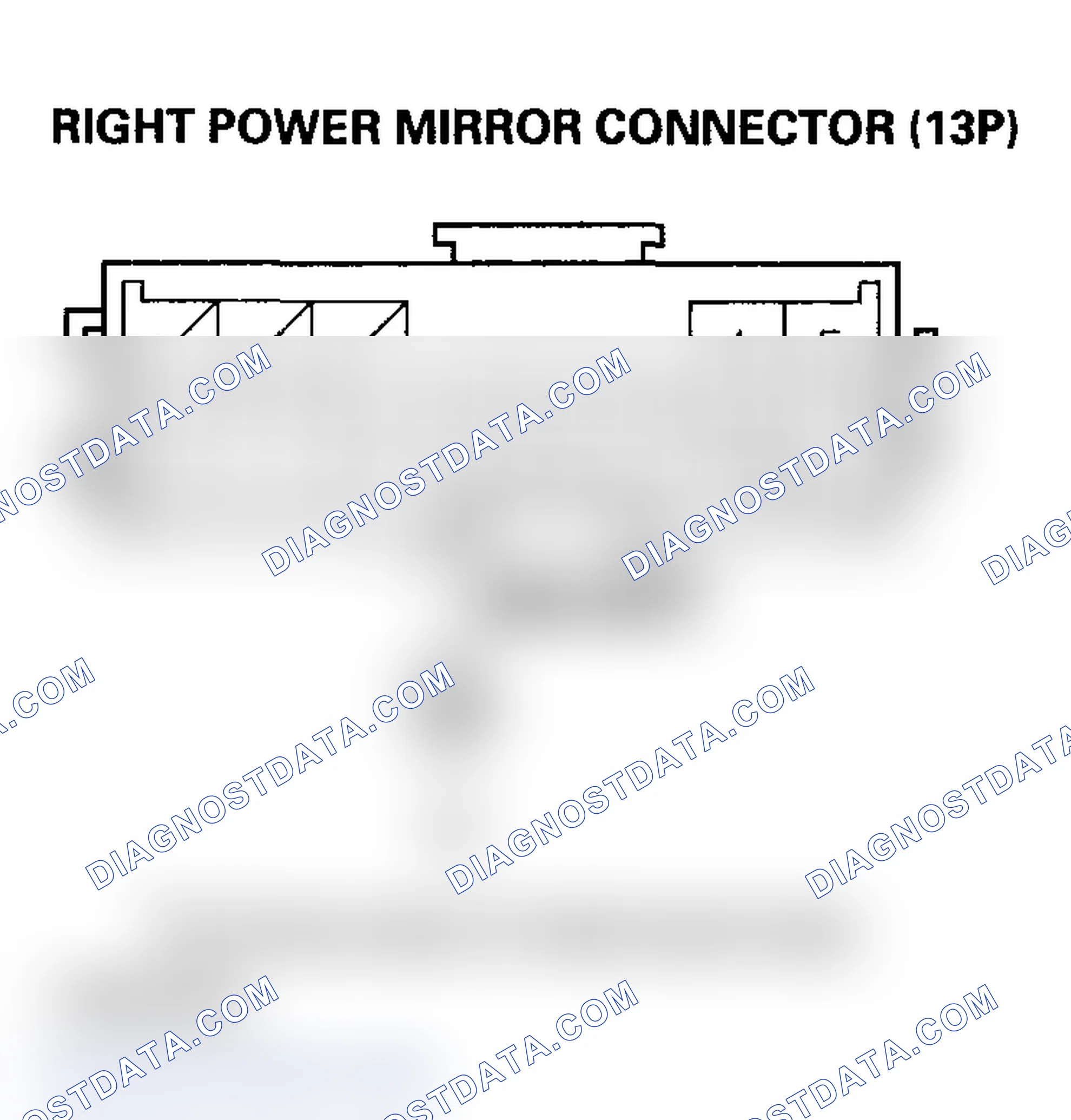 Scheme 60: DTC B1831: Right Mirror Vertical Sensor Malfunction