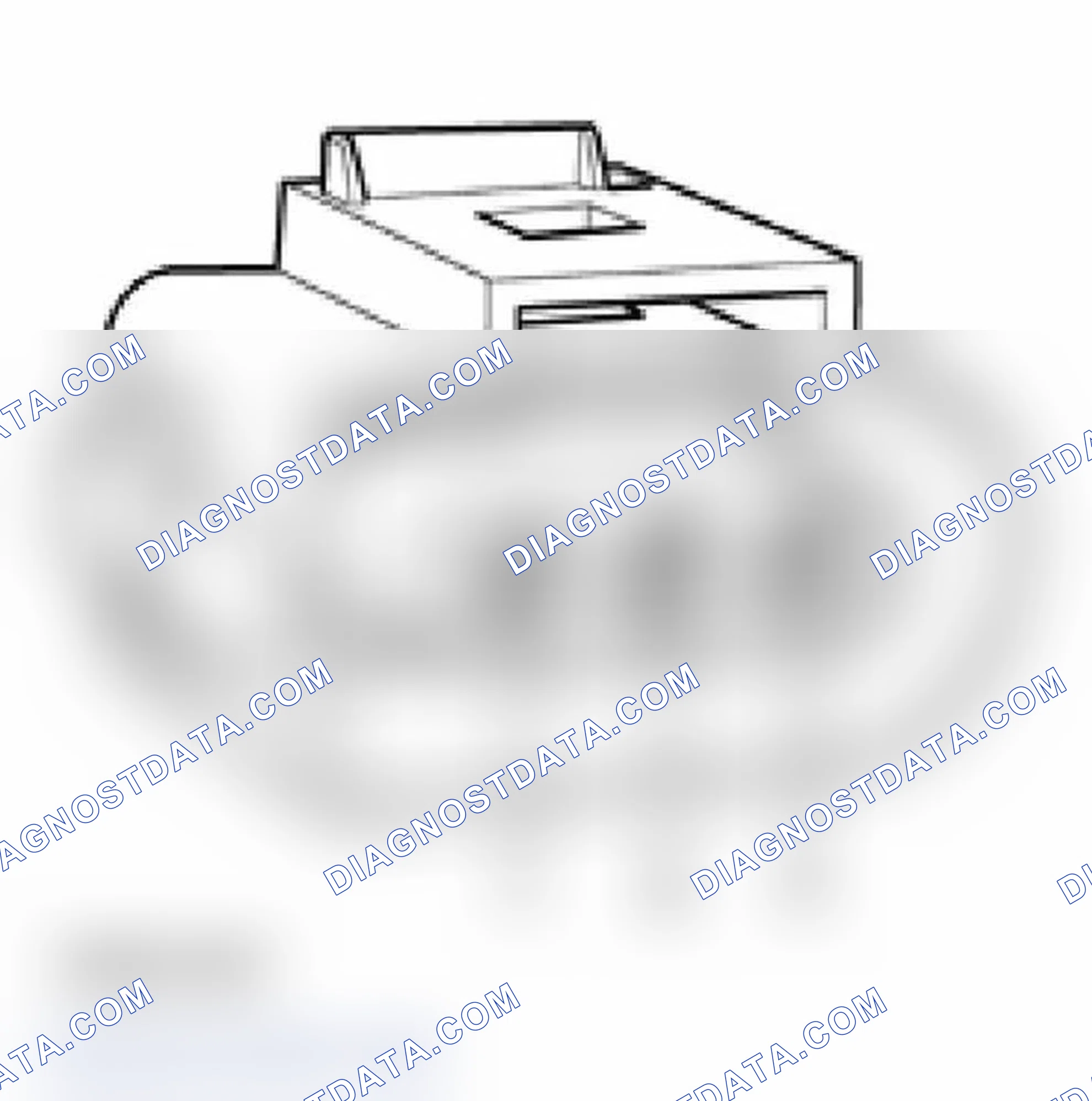 Scheme 668: Identifying Engine Speed (RPM) Sensor Harness Connector Terminals - Engine Code ATQ