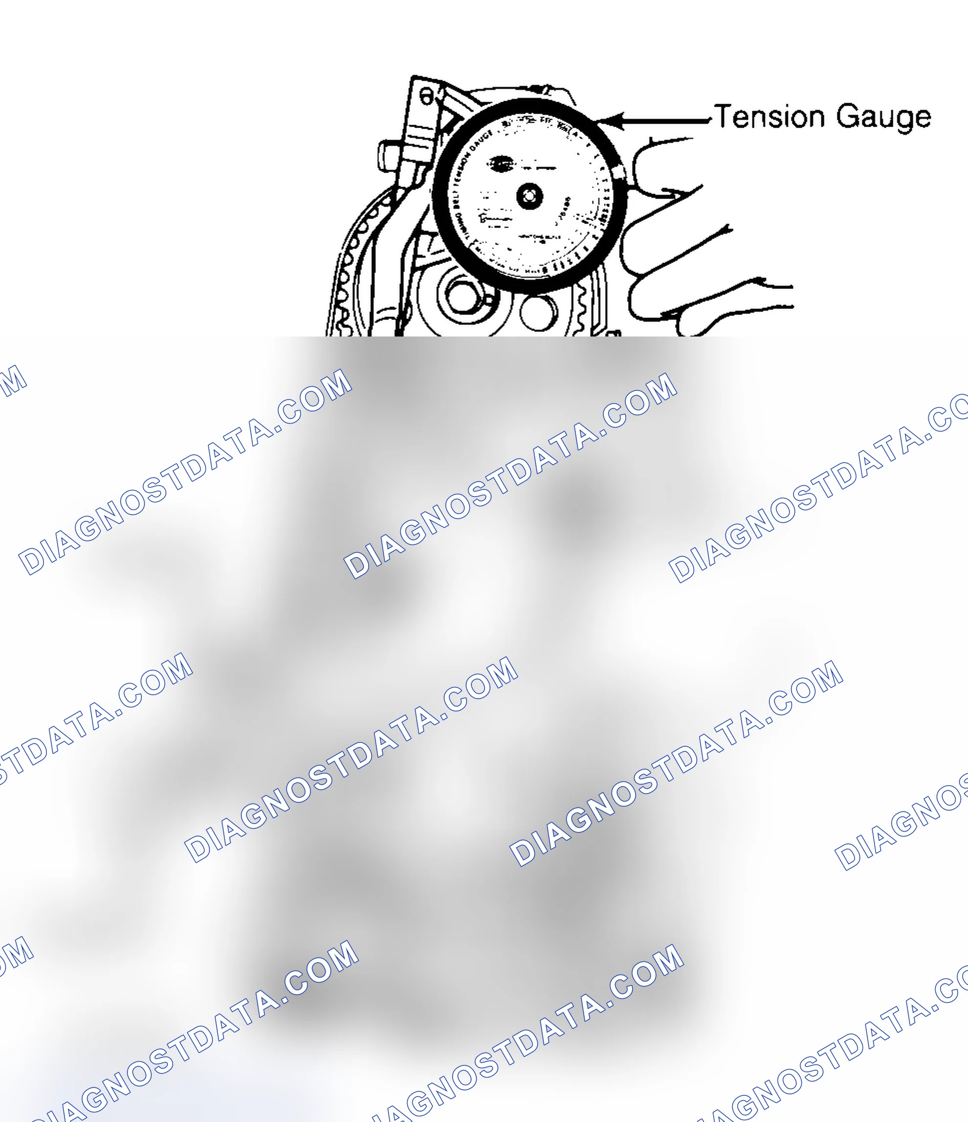Scheme 28: Adjusting Typical Timing Belt Tension