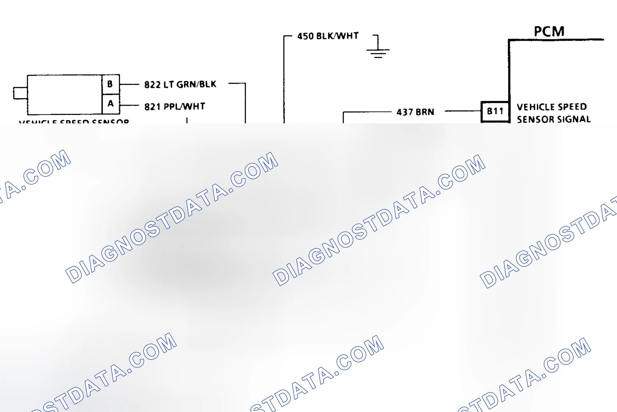 Scheme 93: Code 24 Schematic (C & K Series 2WD W/4L80-E Trans.) Vehicle Speed Sensor