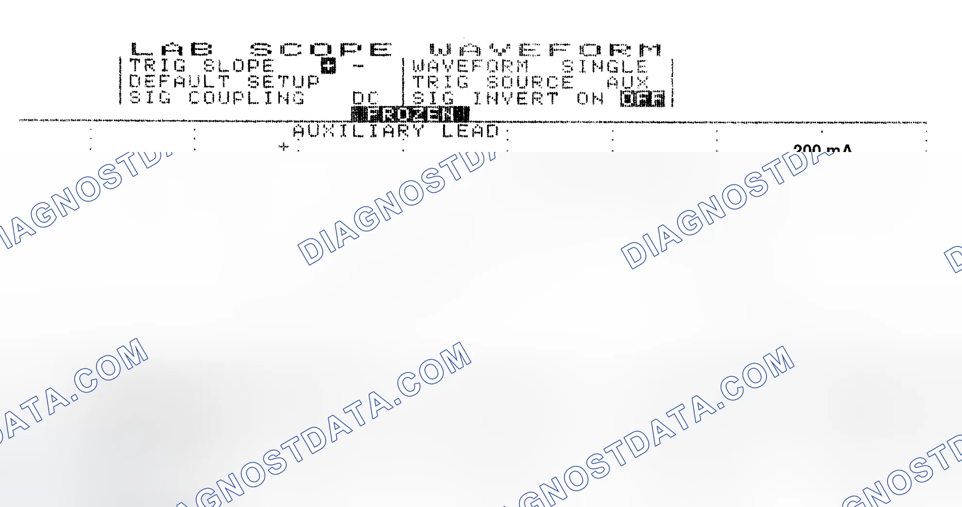 Scheme 13: Single Injector w/Normal Current Flow - Current Pattern