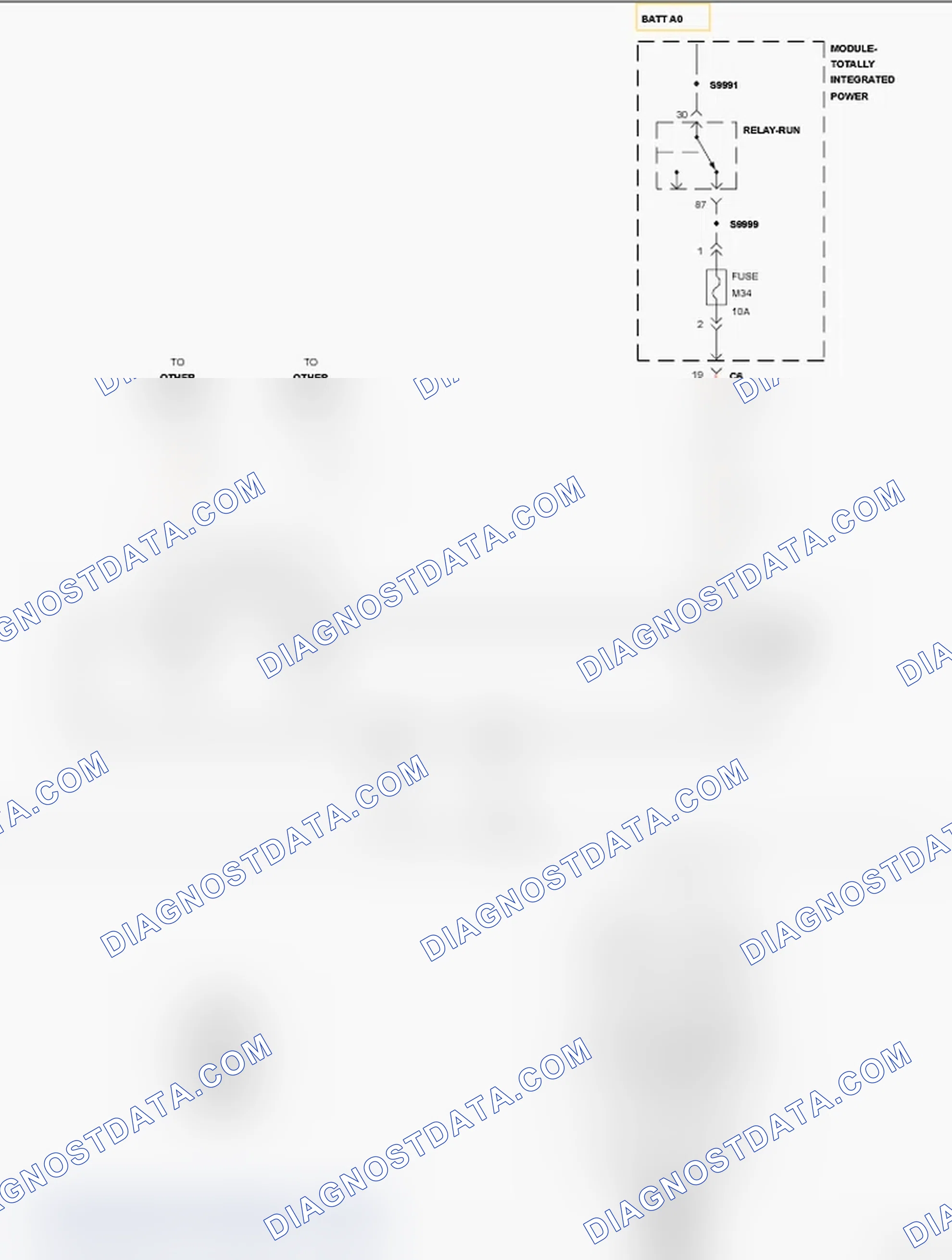 Scheme 187: NO RESPONSE FROM BSM (BLIND SPOT MODULE)