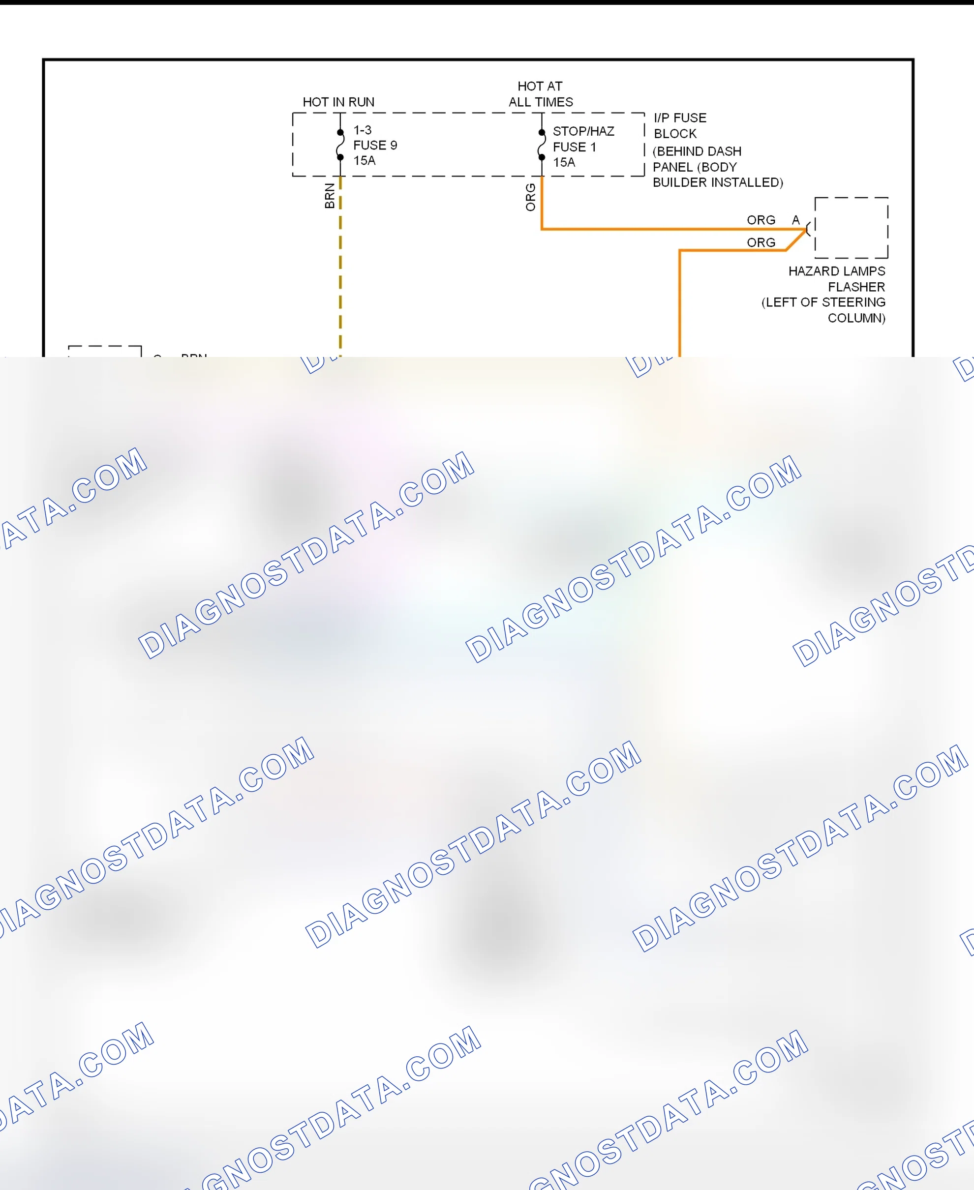 Scheme 3: Cruise Control System Wiring Diagram (Motorhome - Diesel)