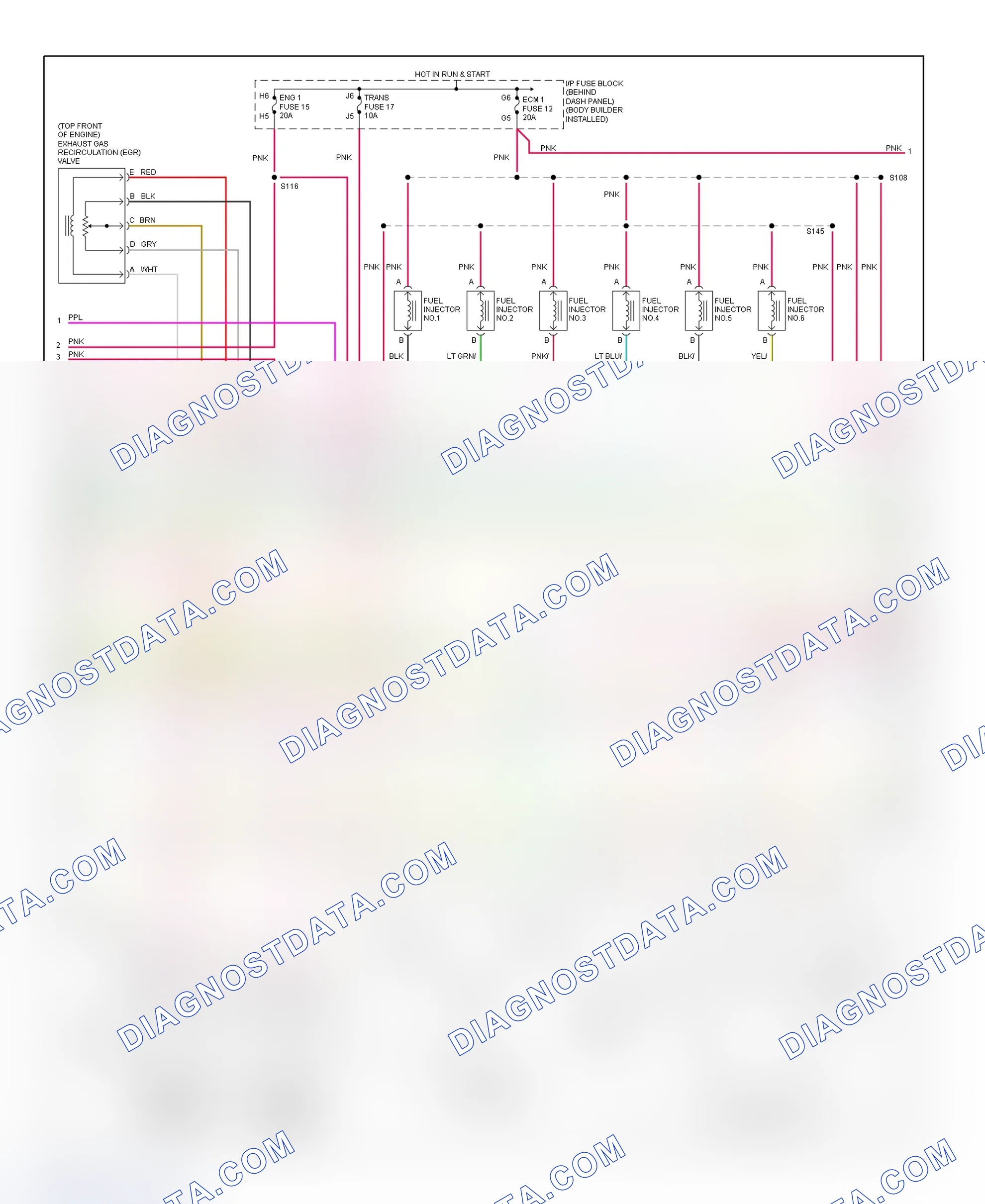 Scheme 88: PCM Wiring Diagram (Forward Control - Commercial Chassis - 4.3L - 2 Of 4)