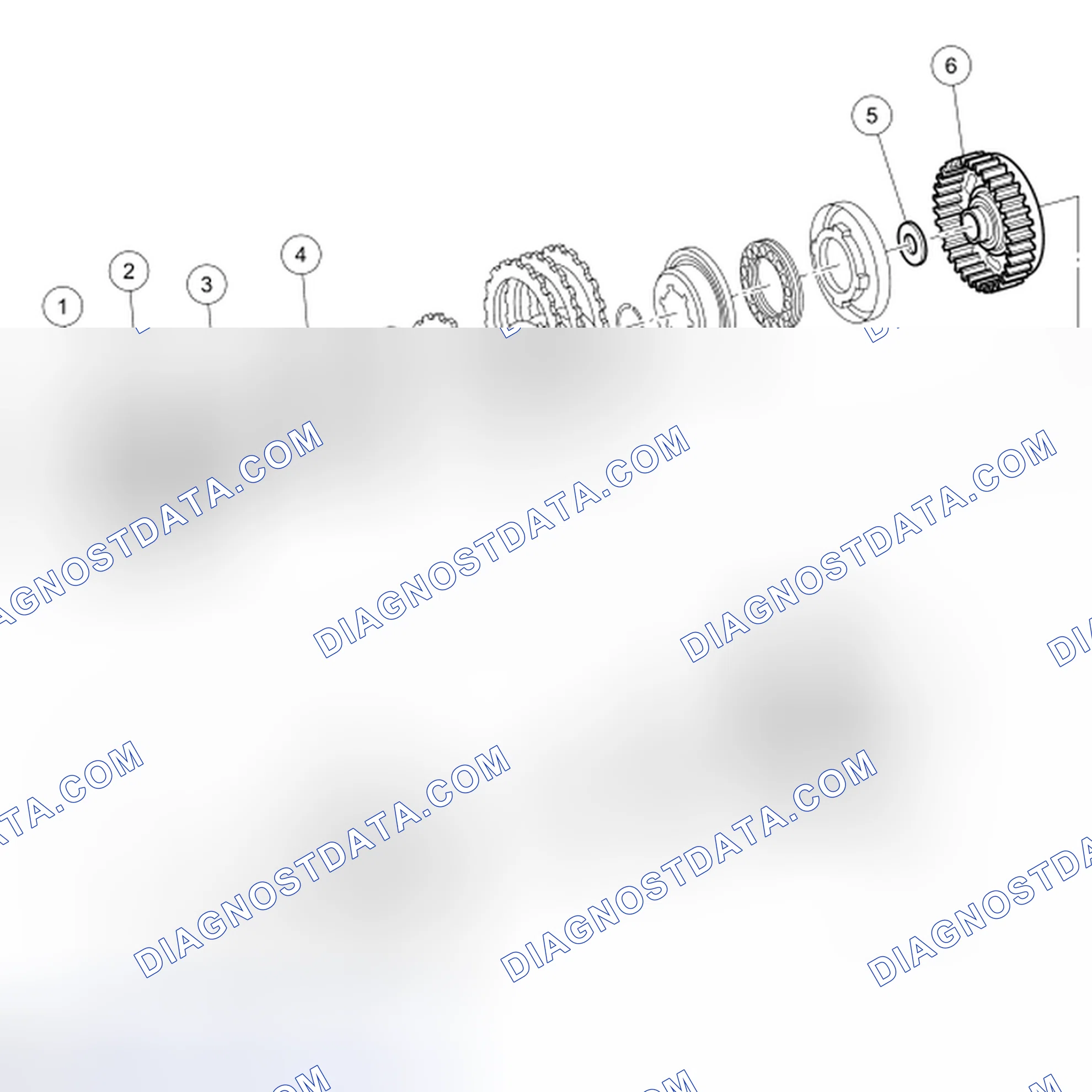 Scheme 39: Direct and Reverse Clutch Assembly
