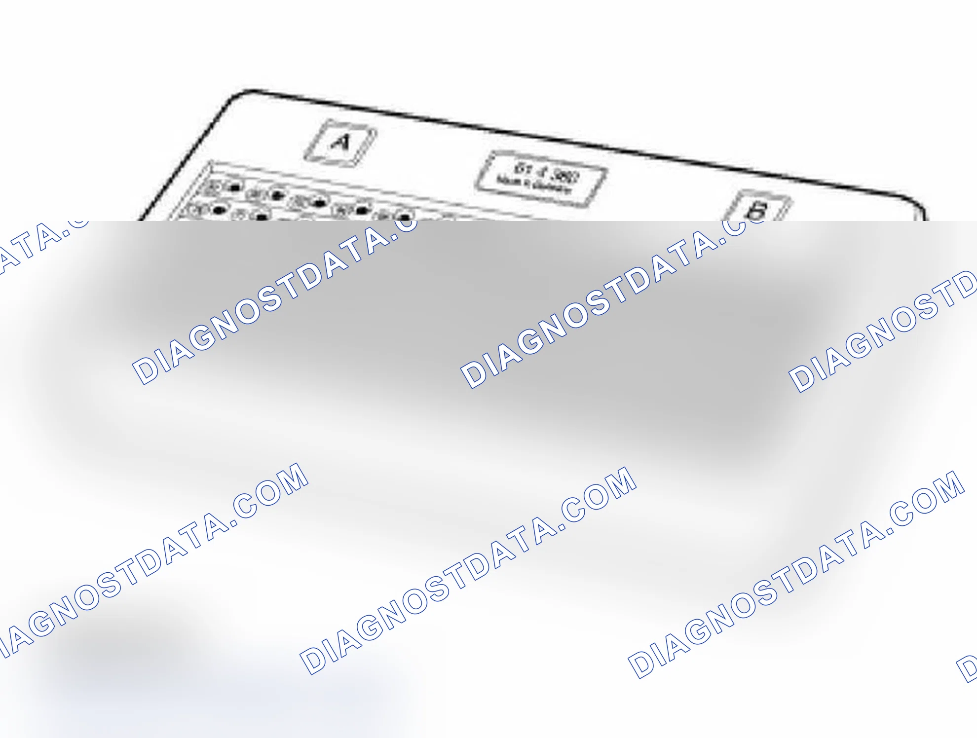 Scheme 196: 61 4 380 Measuring box, 105-pin, complete