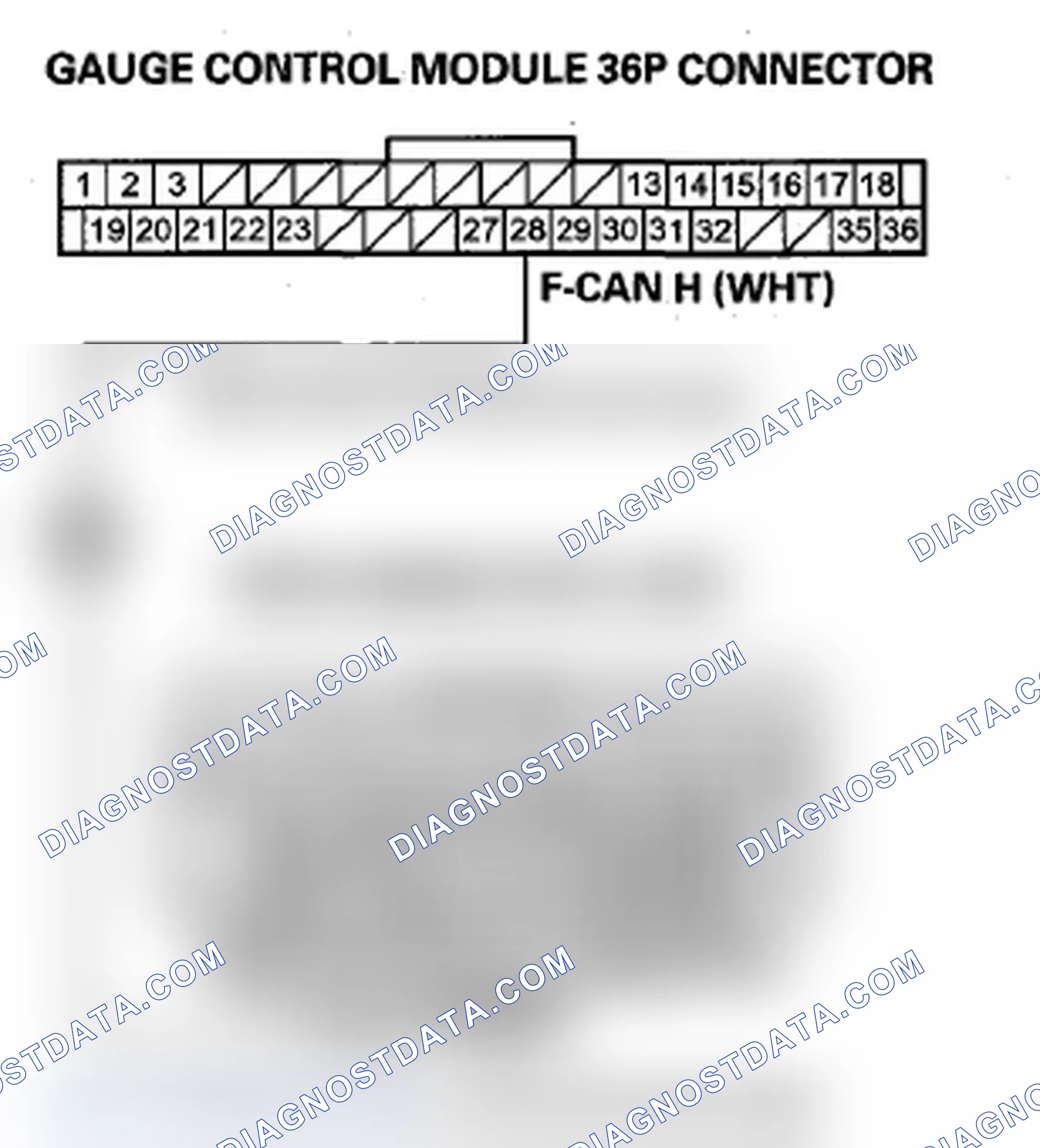 Scheme 215: DTC U0155: F-CAN Malfunction (PCM-Gauge Control Module)
