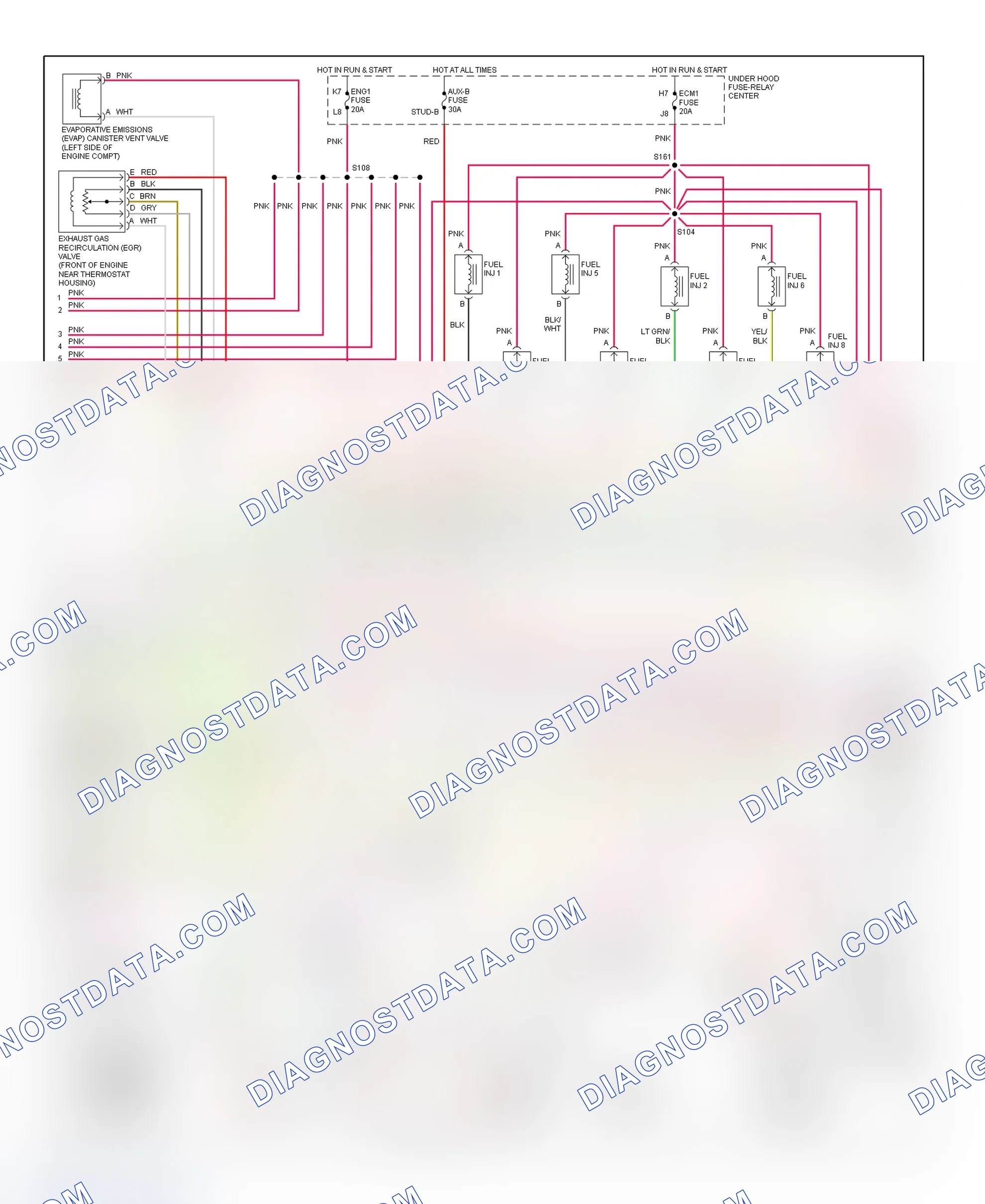 Scheme 76: PCM Wiring Diagram (Escalade, Pickup, Suburban, Tahoe & Yukon - 5.0L & 5.7L - 2 Of 4)