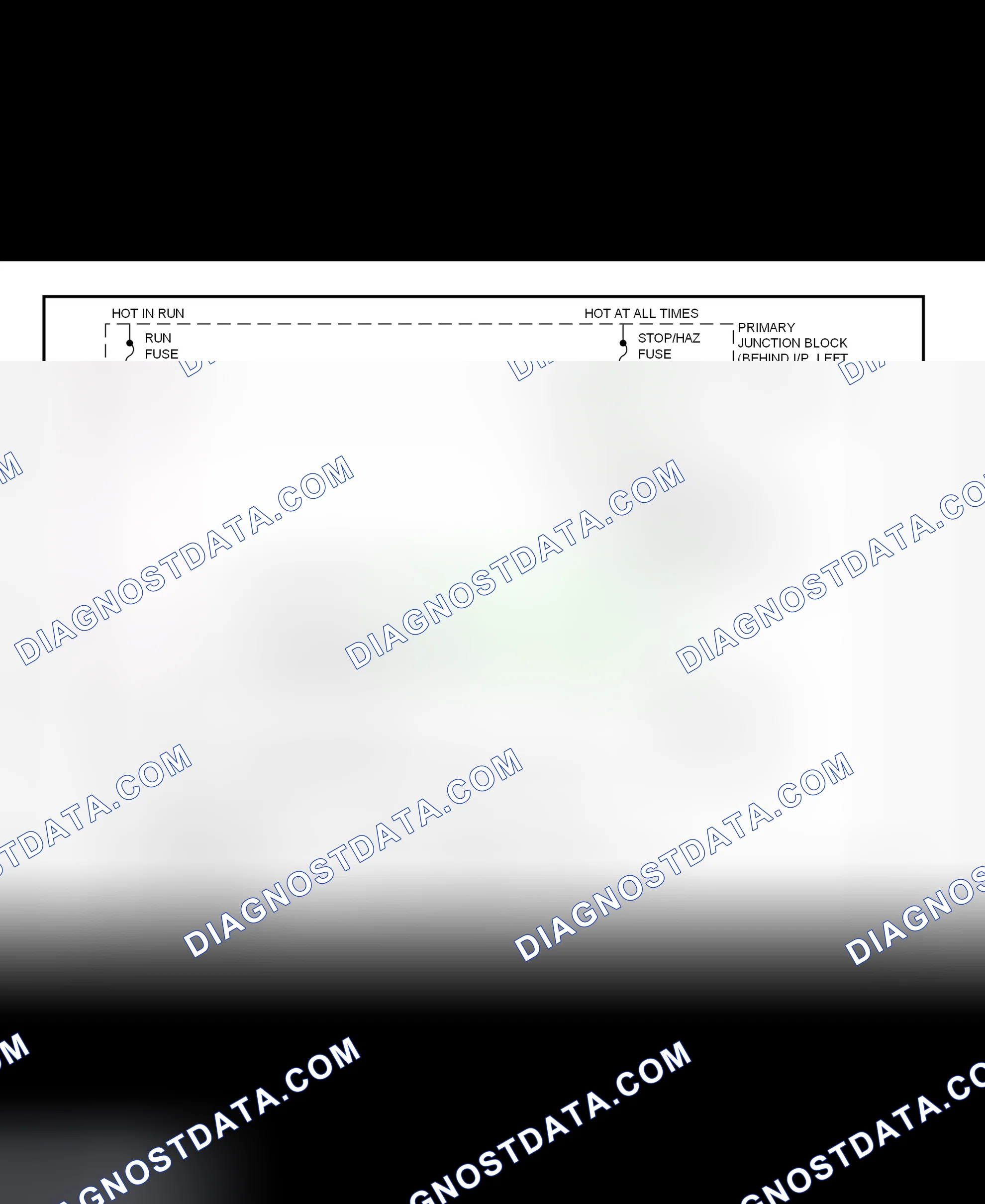 Scheme 85: Shift Interlock System Wiring Diagram (1997 Cougar & Thunderbird)