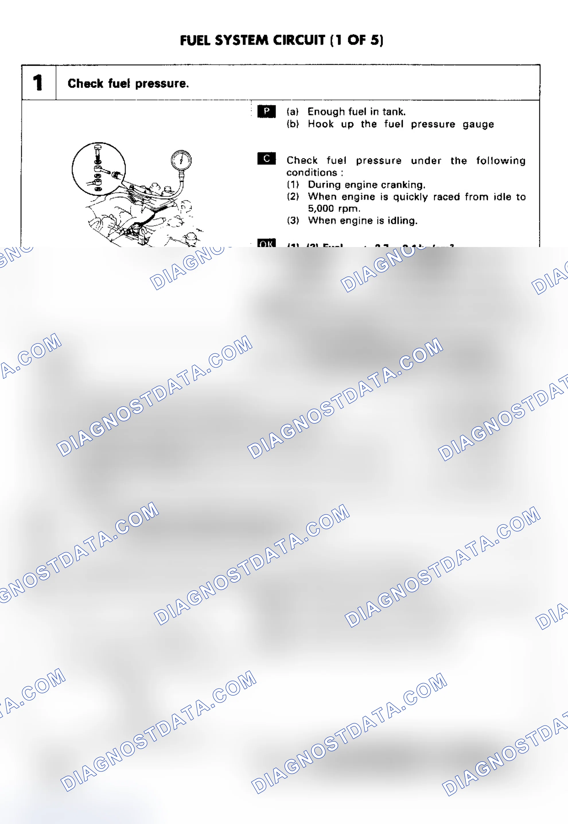 Scheme 51: Fuel System Circuit (1 of 5)
