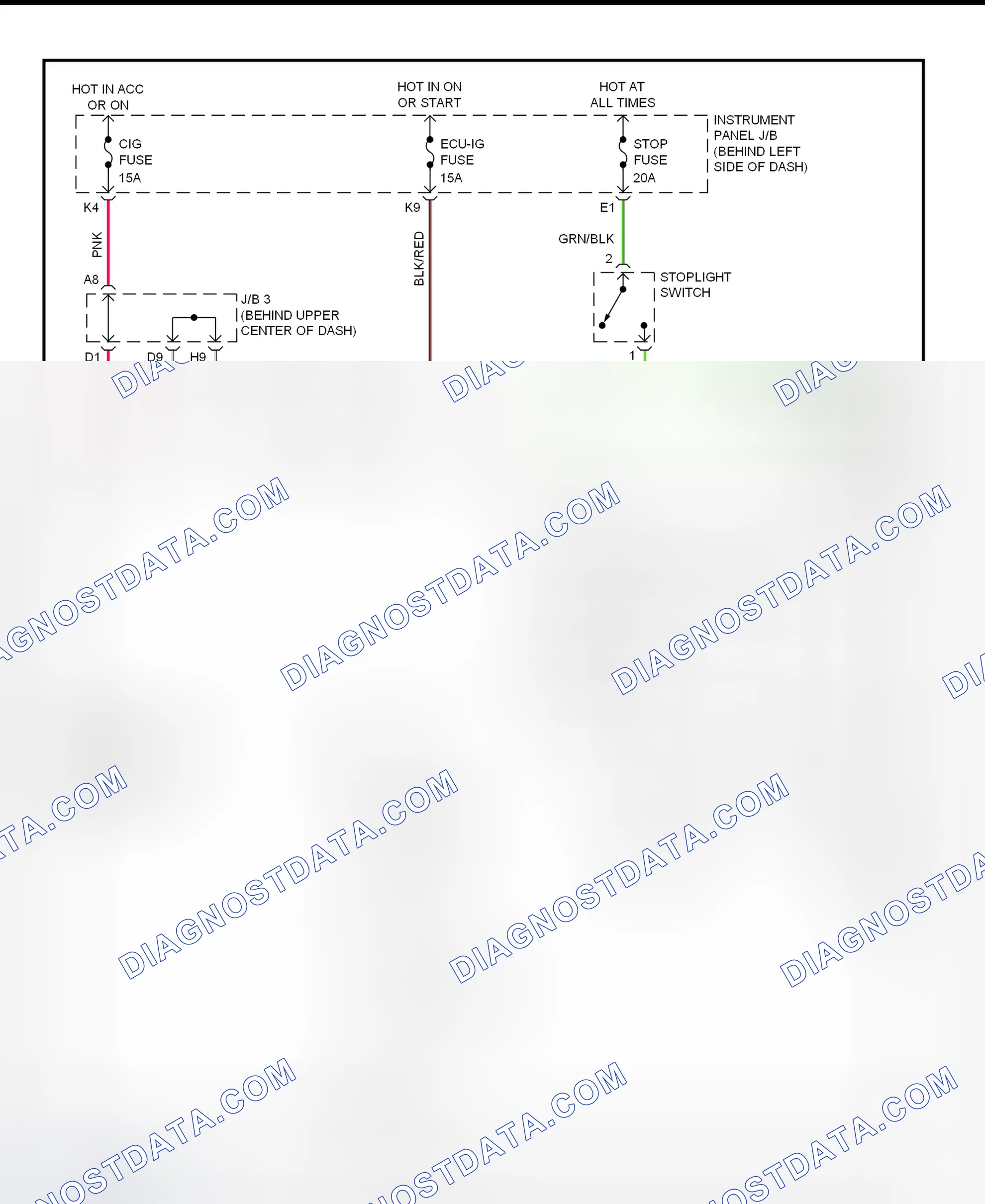 Scheme 316: Shift Interlock System Wiring Diagram (2002 - Lexus RX300)