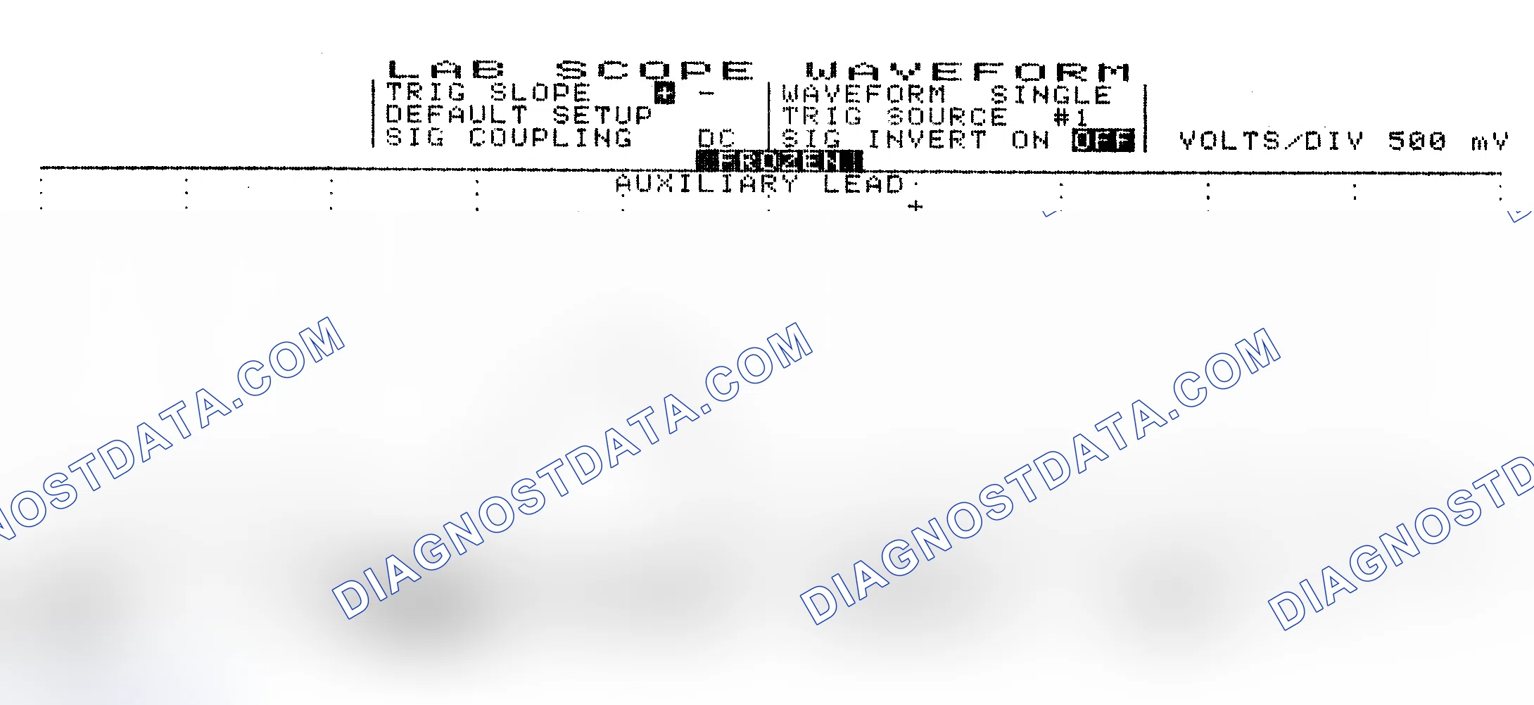 Scheme 10: Single Injector w/Excessive Current Flow - Current Pattern