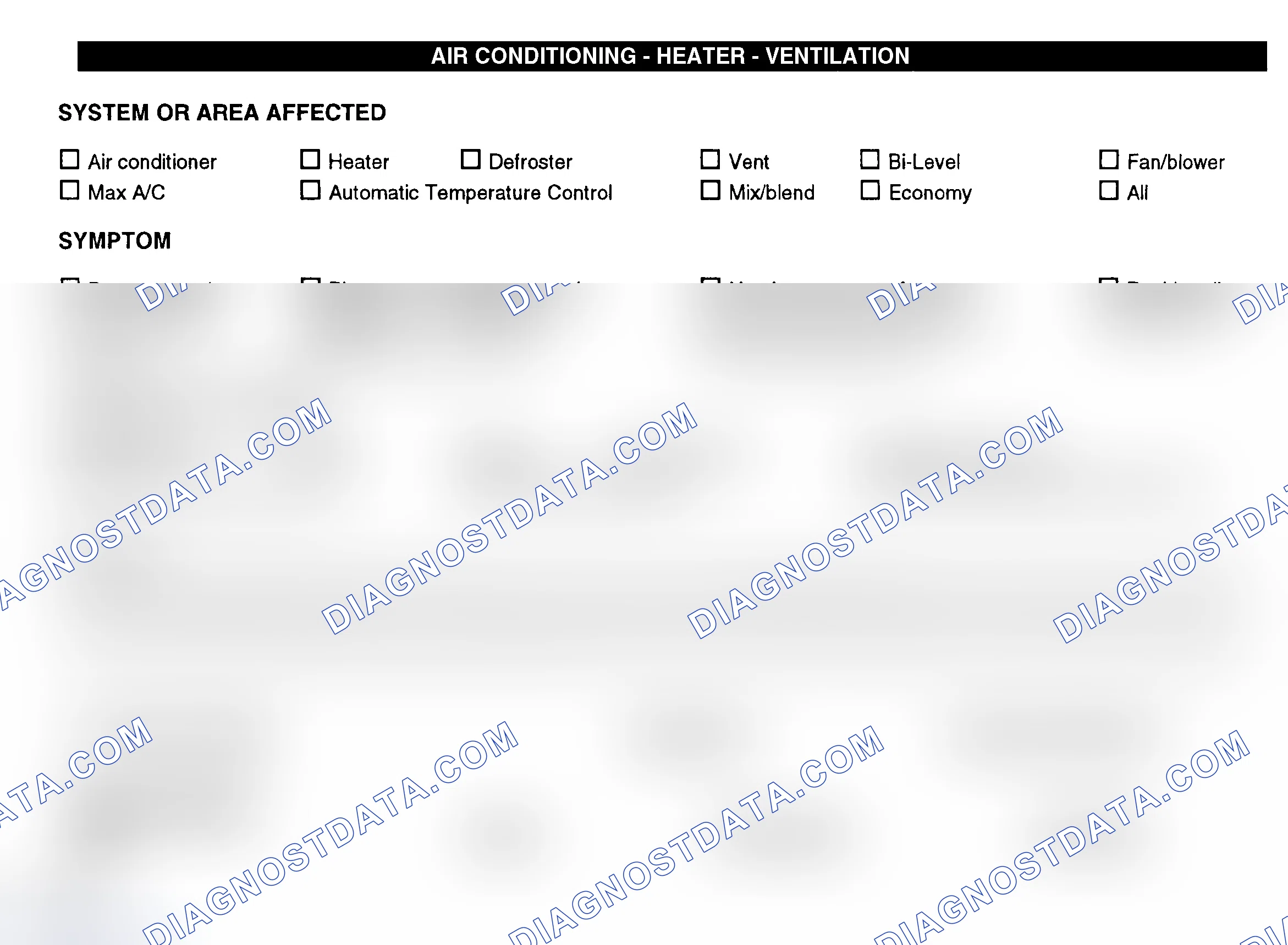 Scheme 8: Air Conditioning, Heater & Ventilation