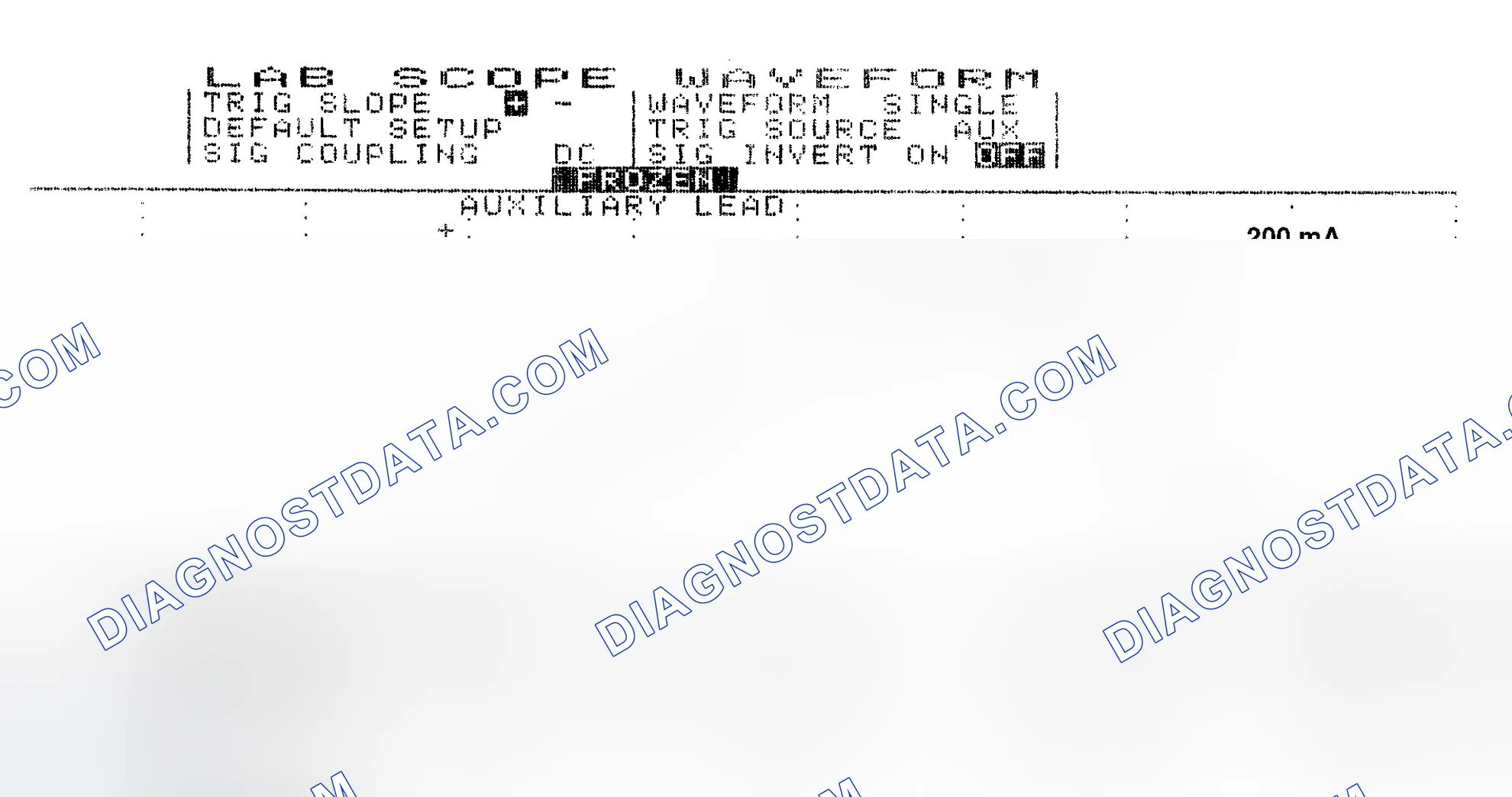 Scheme 13: Single Injector w/Normal Current Flow - Current Pattern