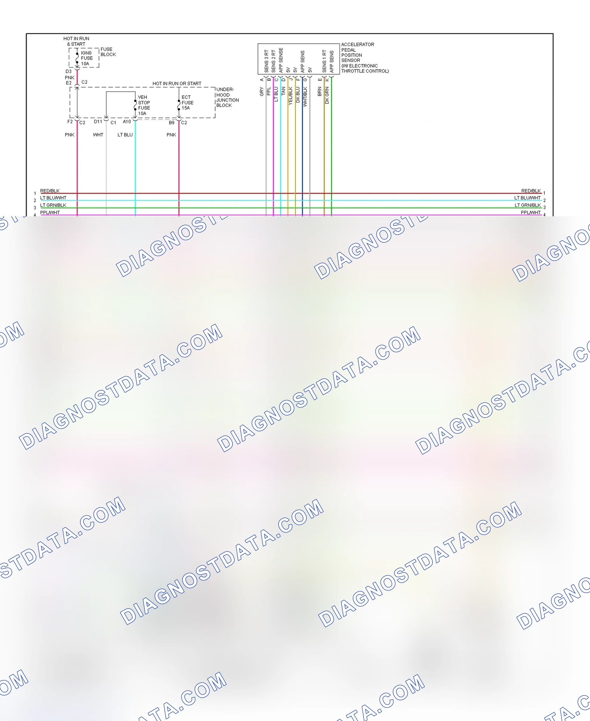 Scheme 181: PCM Wiring Diagram (Sierra, Silverado, Suburban, Tahoe, Yukon & Yukon XL - 4.8L & 5.3L - Canadian Built - 4 Of 5)