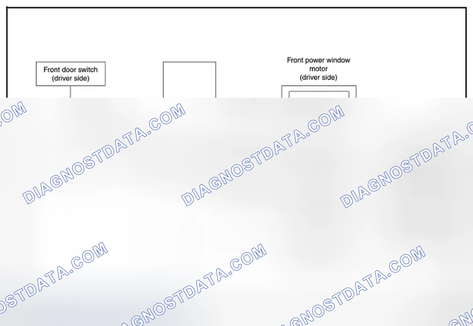 Scheme 1: POWER WINDOW SYSTEM: System Diagram
