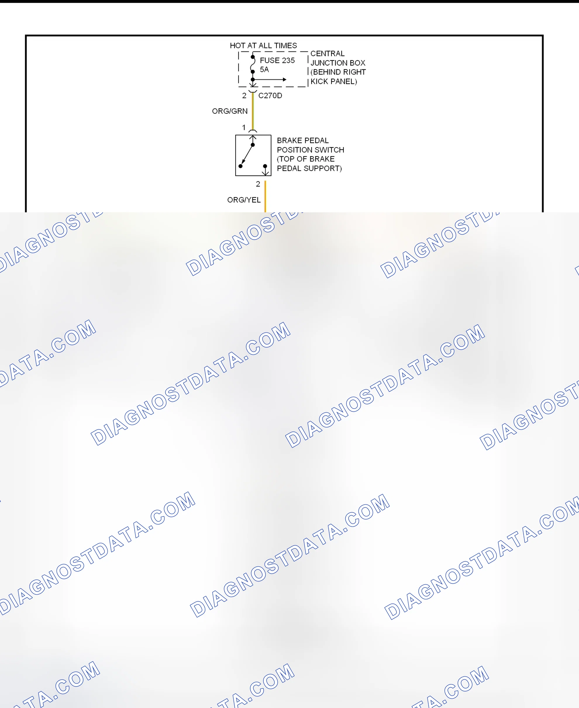 Fig. 24: Shift Interlock System Wiring Diagram (LS Without IVD)