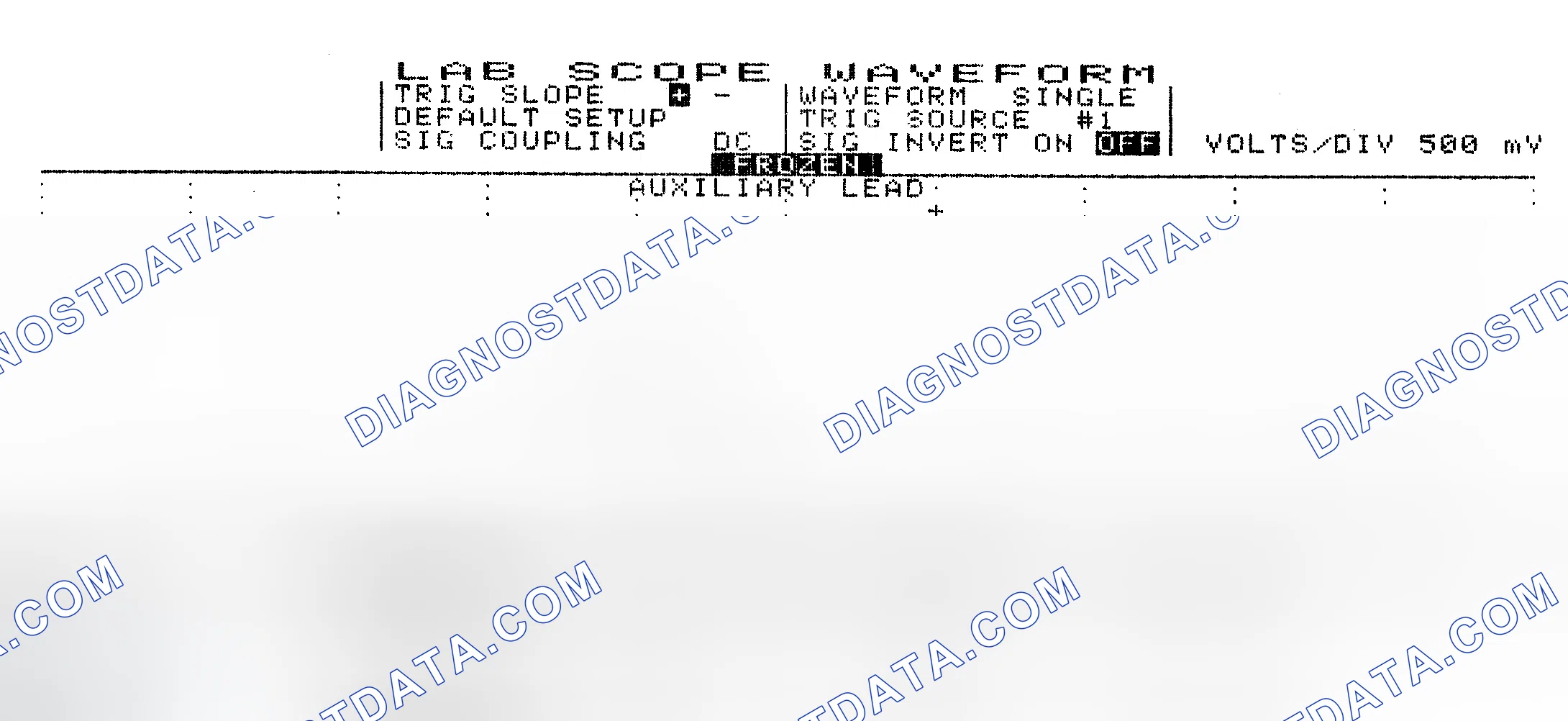 Scheme 10: Single Injector w/Excessive Current Flow - Current Pattern