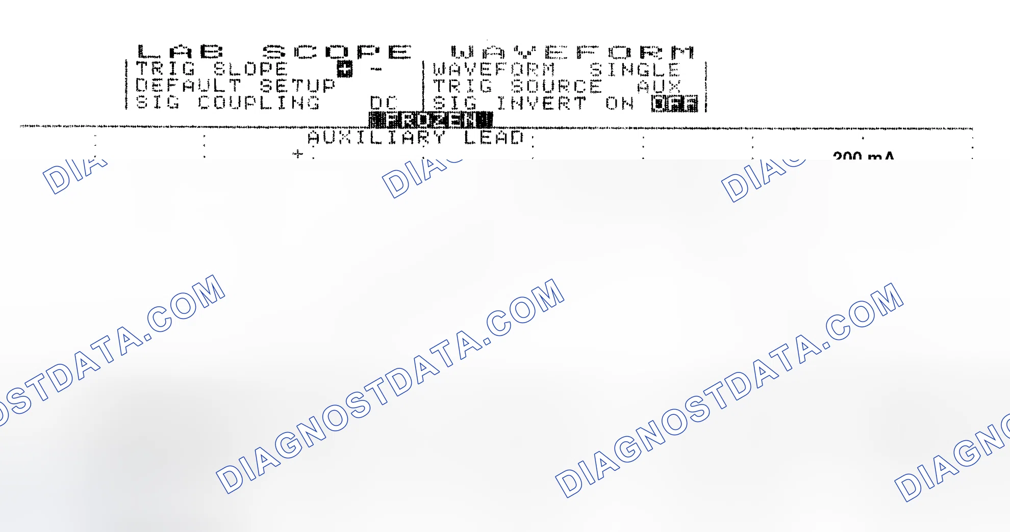 Scheme 13: Single Injector w/Normal Current Flow - Current Pattern