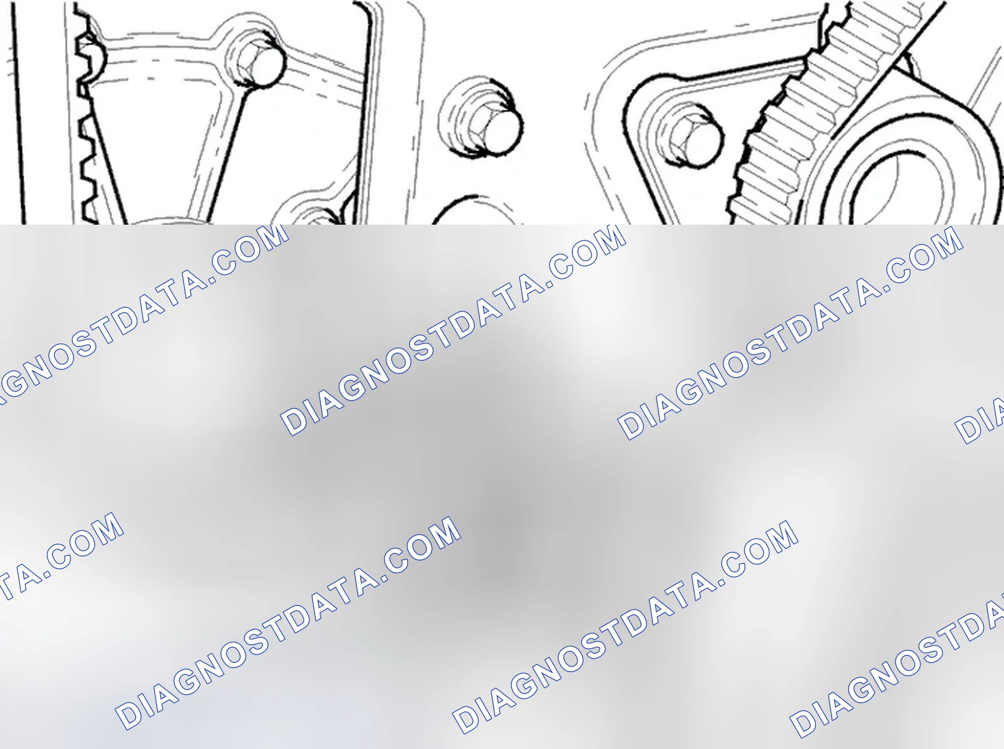 Scheme 35: Removing the timing belt