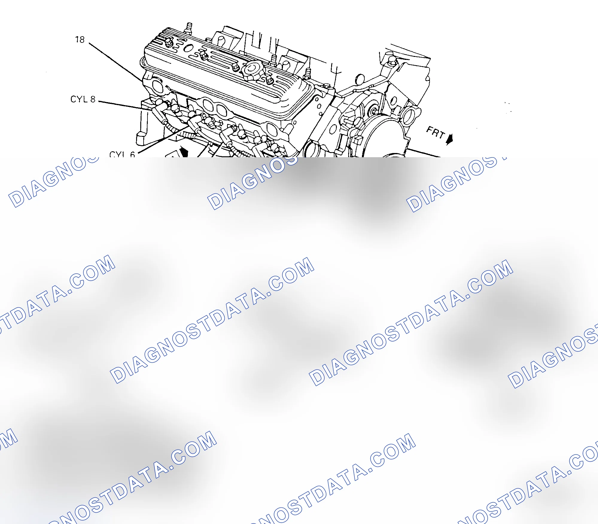 Scheme 2: Removing Spark Plug Wire Harness Assembly, Right Side