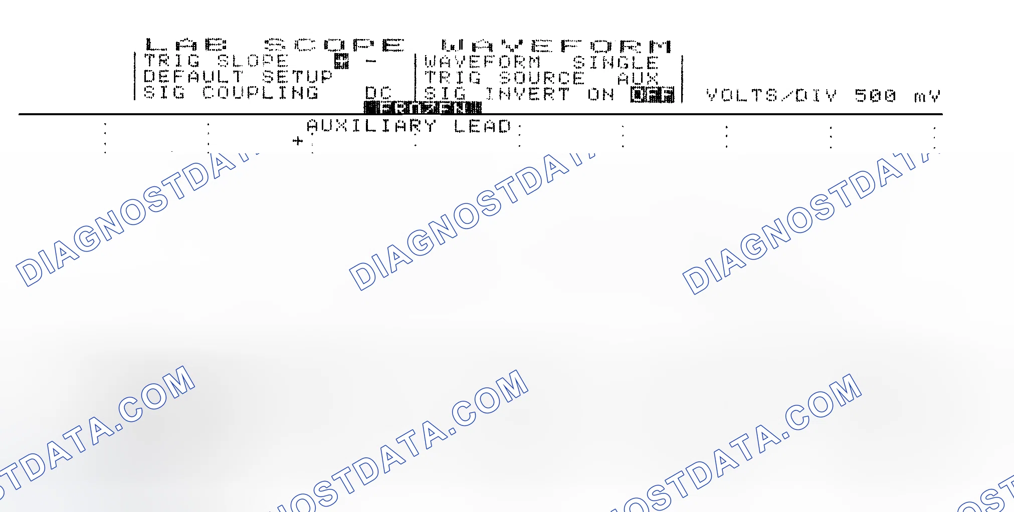 Scheme 14: Single Injector w/Excessive Current Flow - Current Pattern