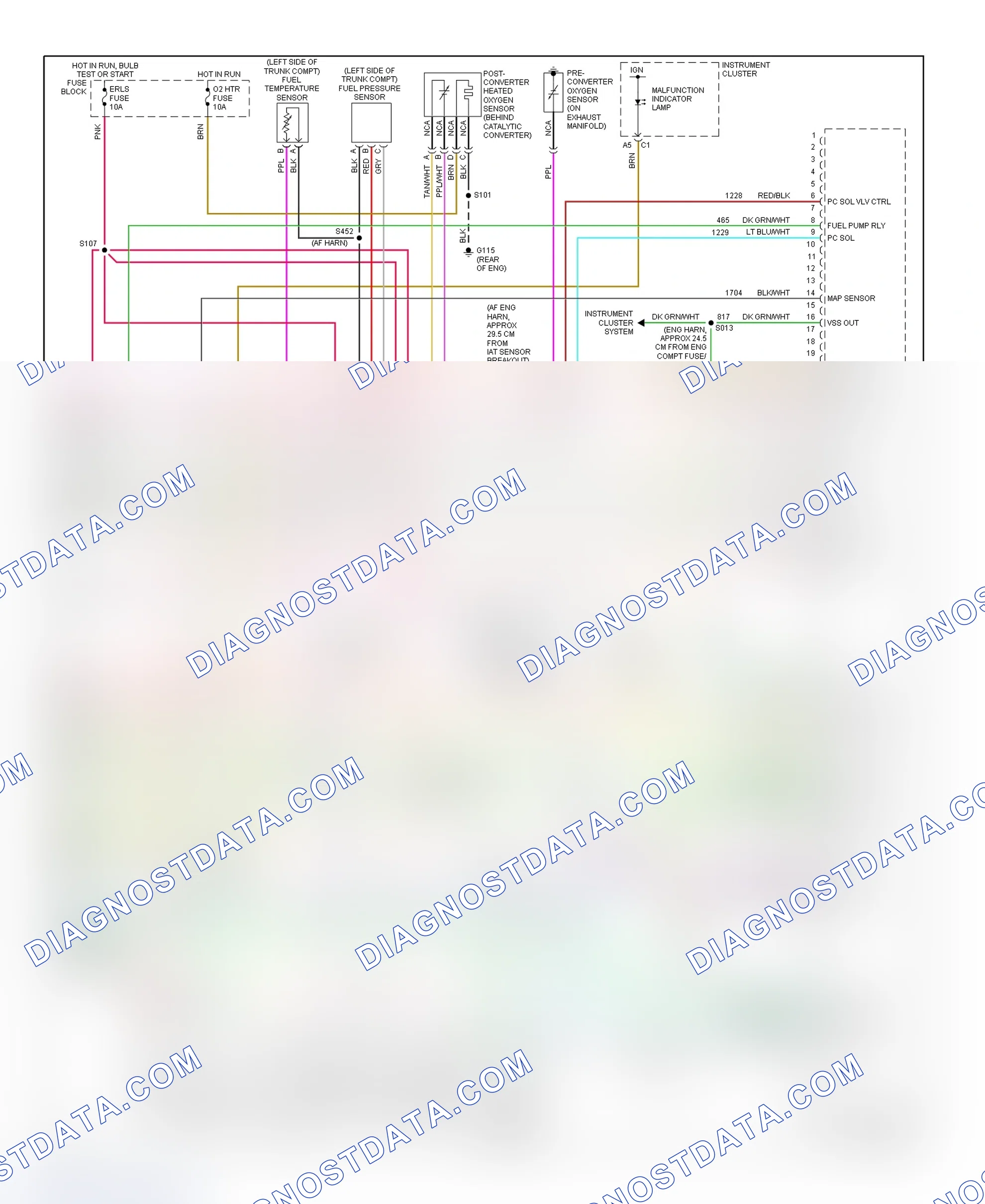 Scheme 37: PCM Wiring Diagram (Cavalier - 2.2L - CNG - 4 Of 4)