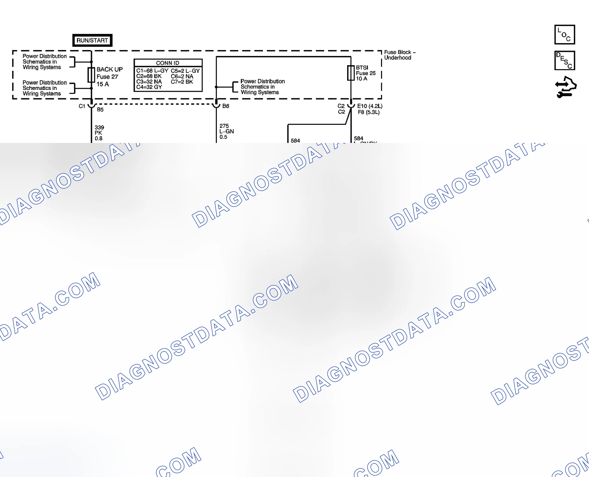 Scheme 50: Automatic Transmission Shift Lock Control Schematics