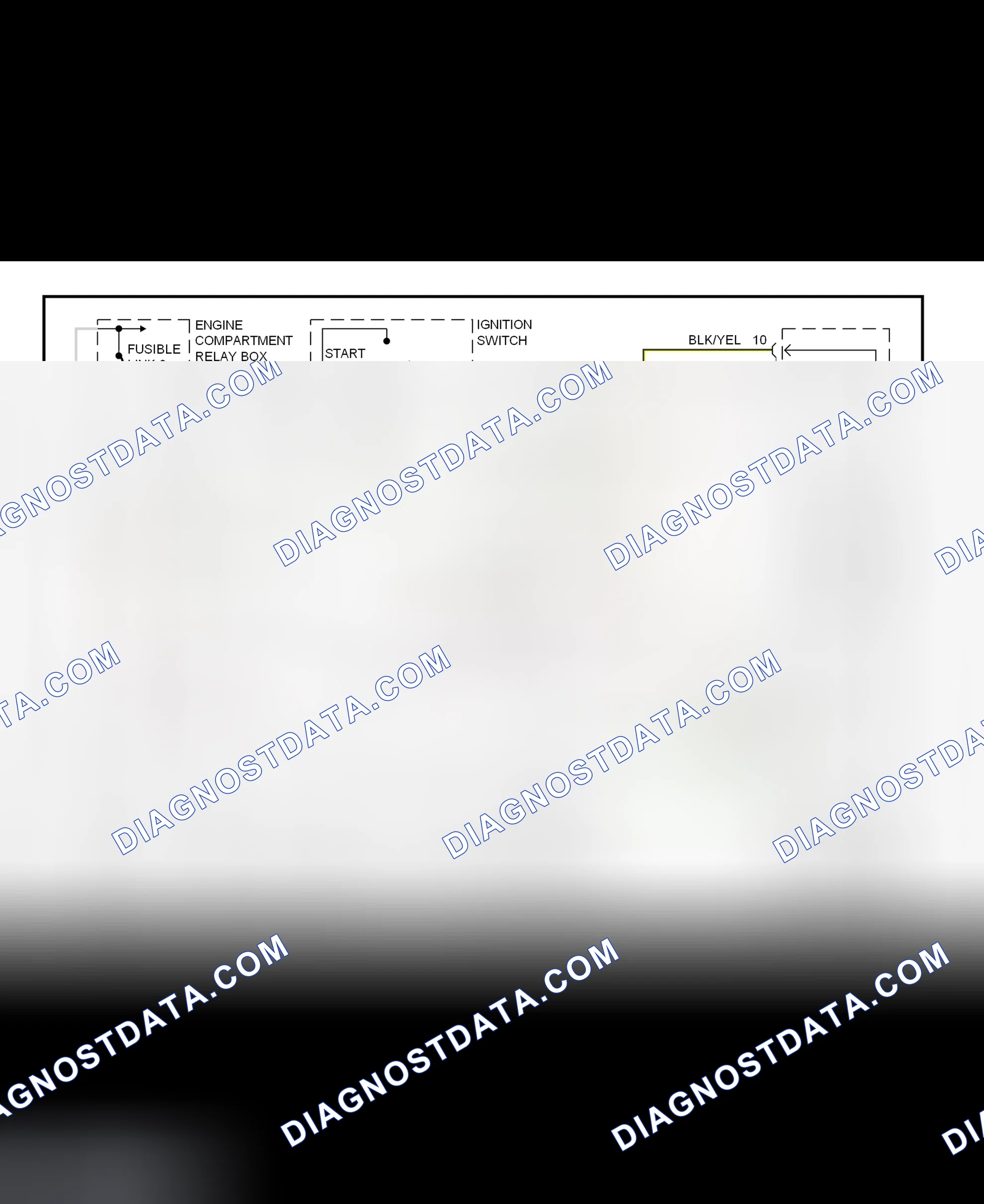 Scheme 9: Starting System Wiring Diagram (Mirage)