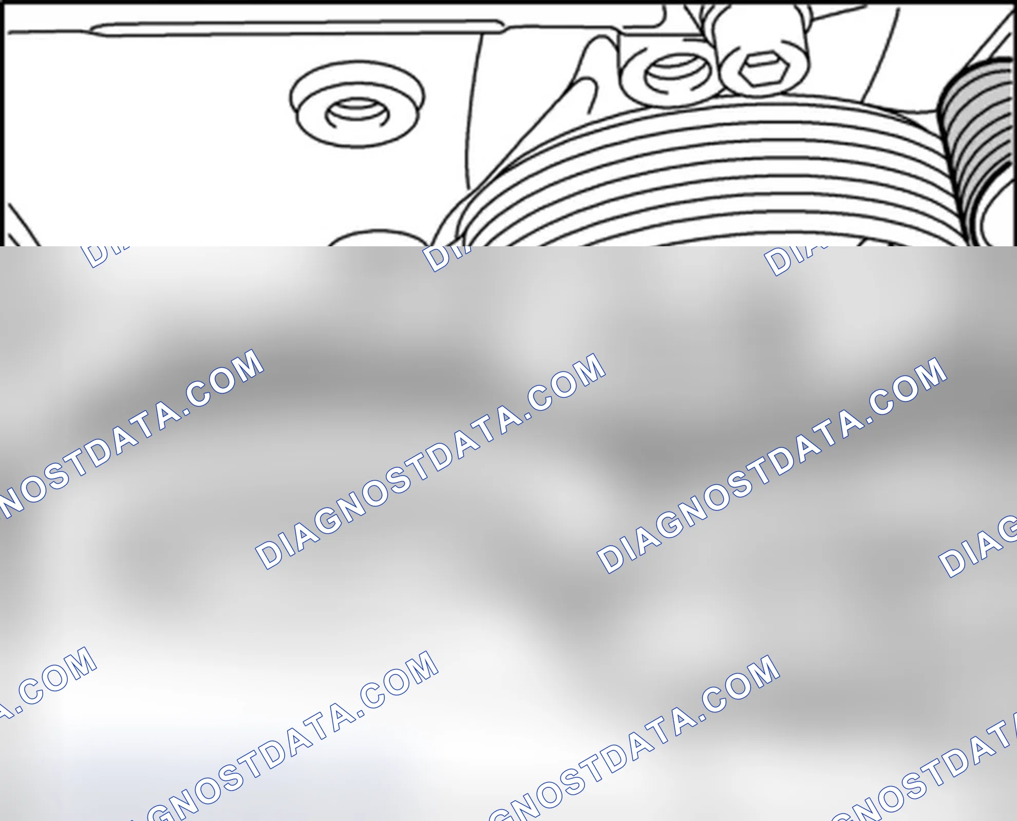 Scheme 62: Removing coolant pump