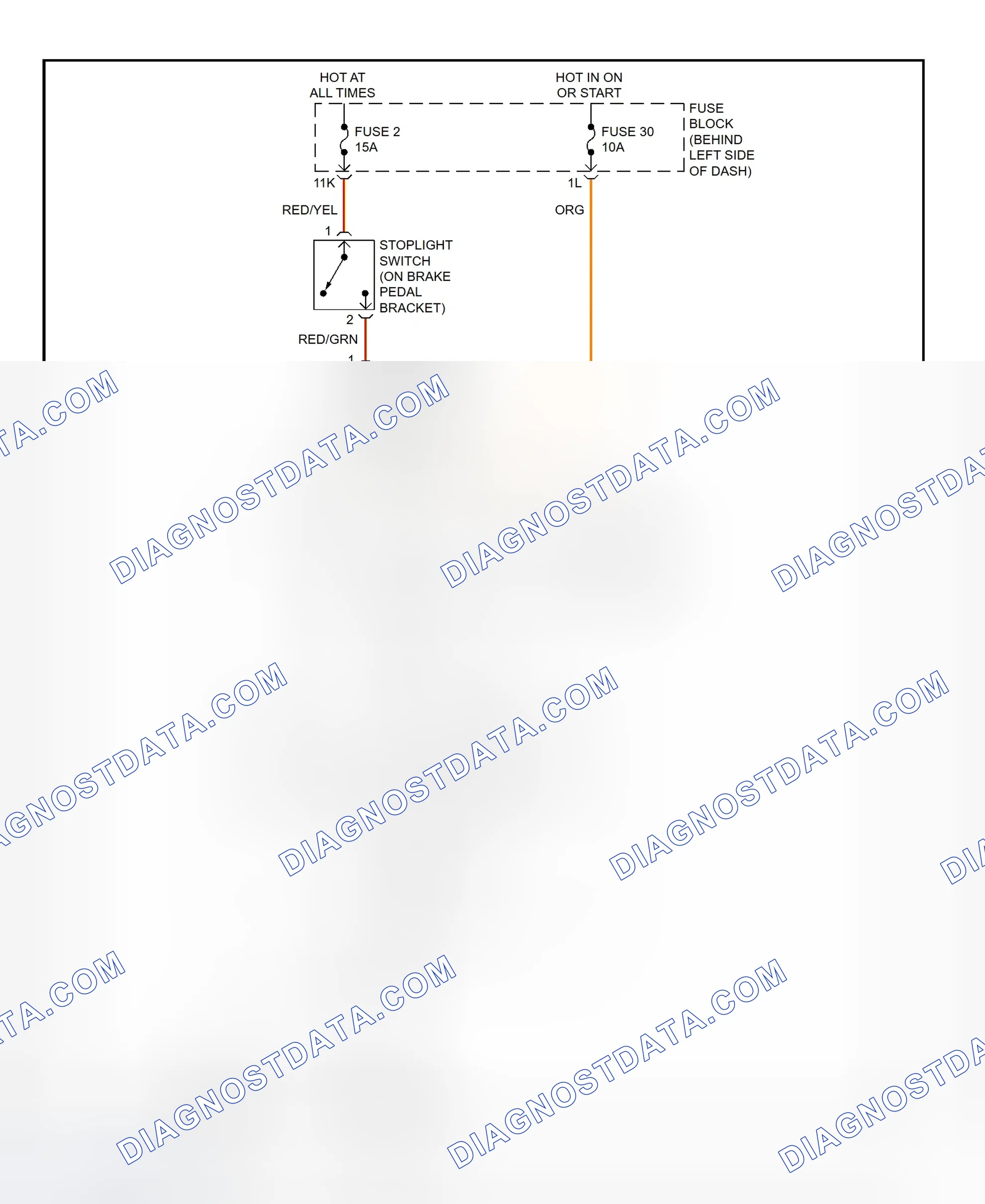 Scheme 104: Shift Interlock System Wiring Diagram (Infiniti I30)