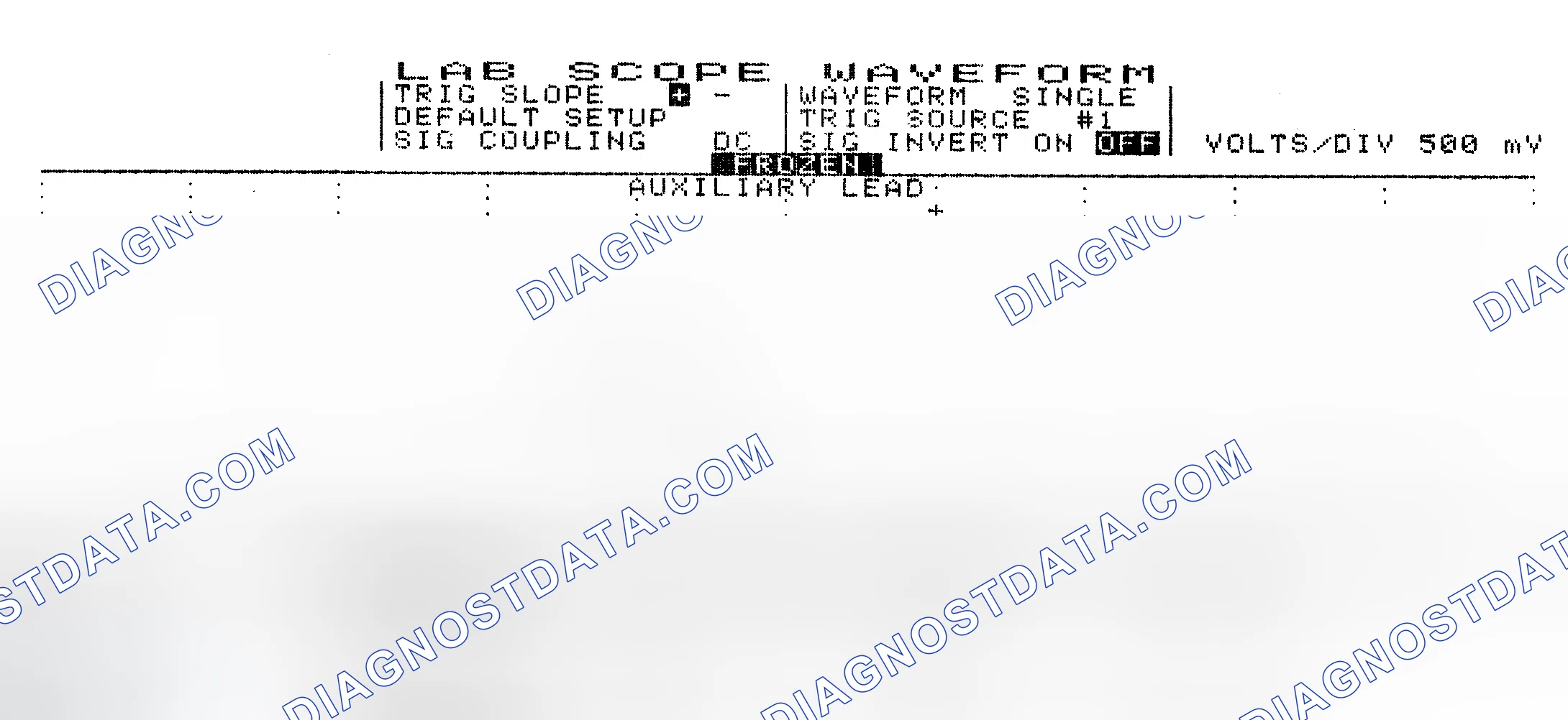 Scheme 10: Single Injector w/Excessive Current Flow - Current Pattern
