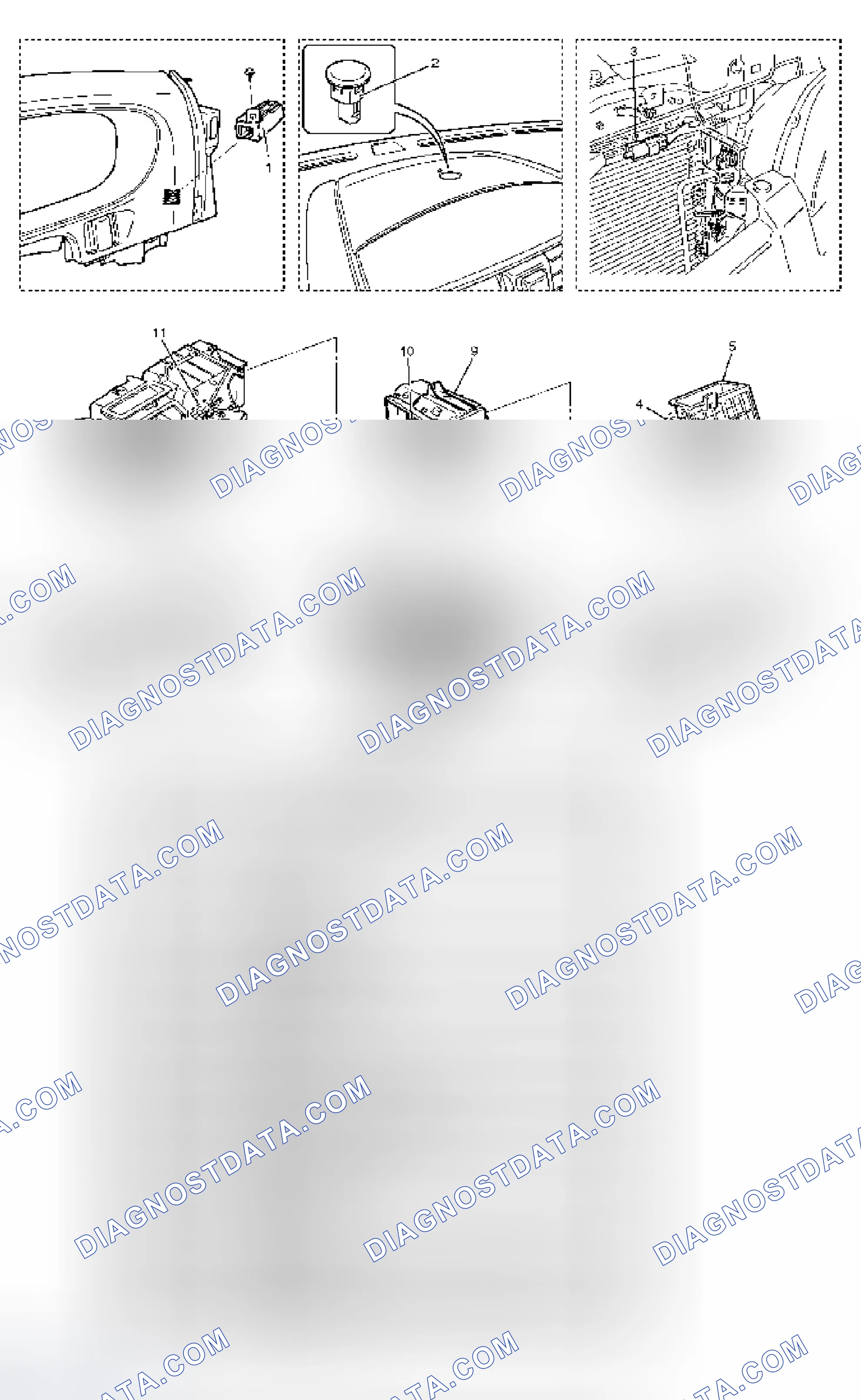 Scheme 4: AUTOMATIC AIR CONDITIONER PARTS CONFIGURATION