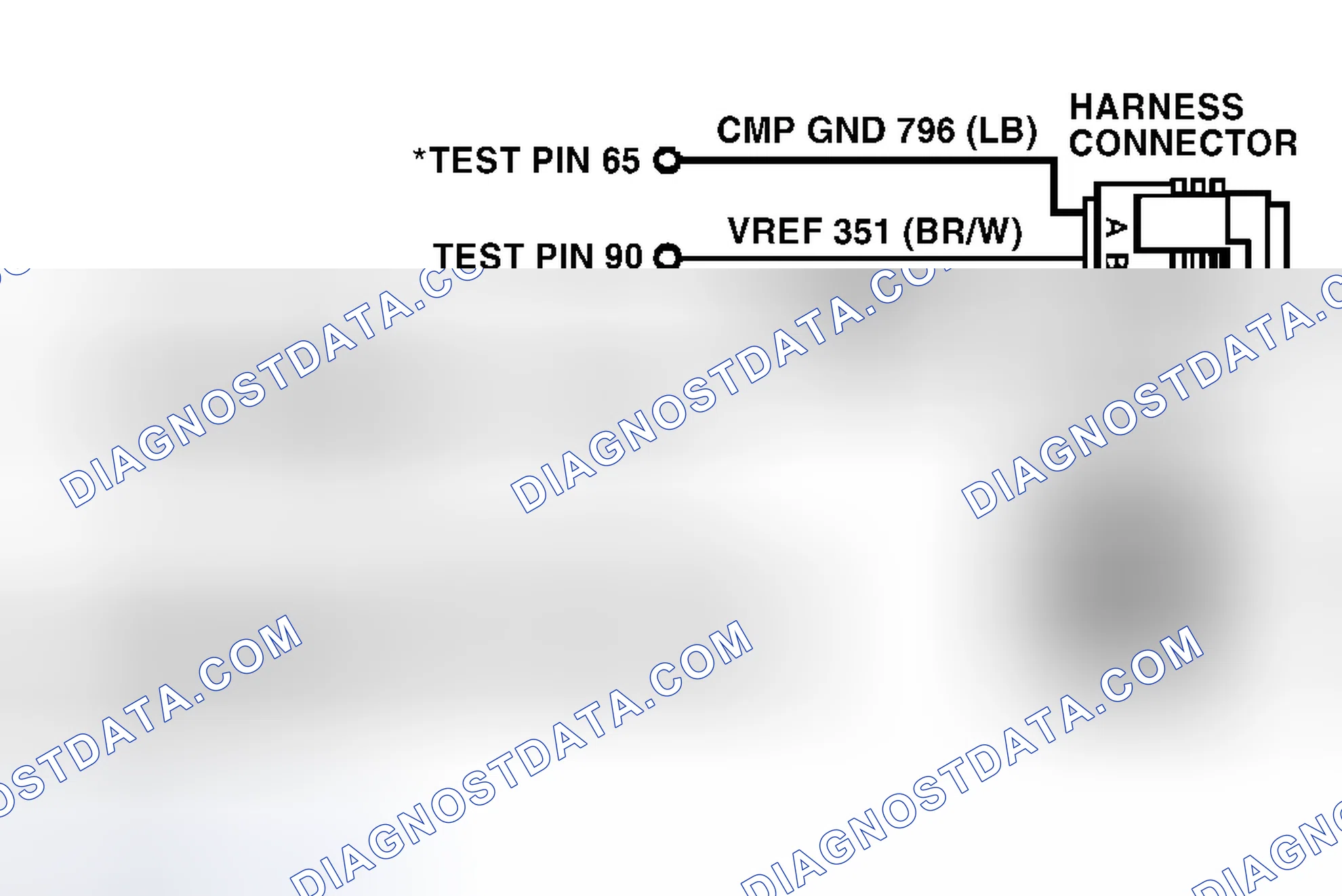 Scheme 105: Camshaft Position Sensor Circuit & Connector Terminals