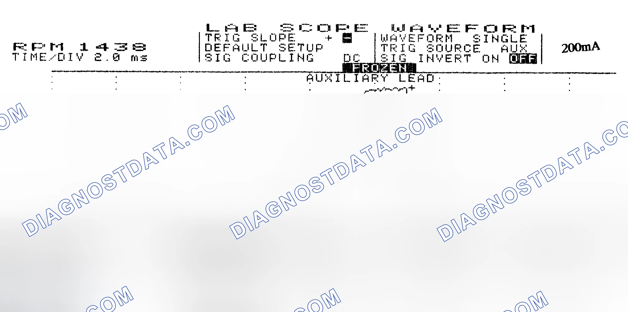 Scheme 15: Single Injector w/Normal Current Flow - Current Pattern