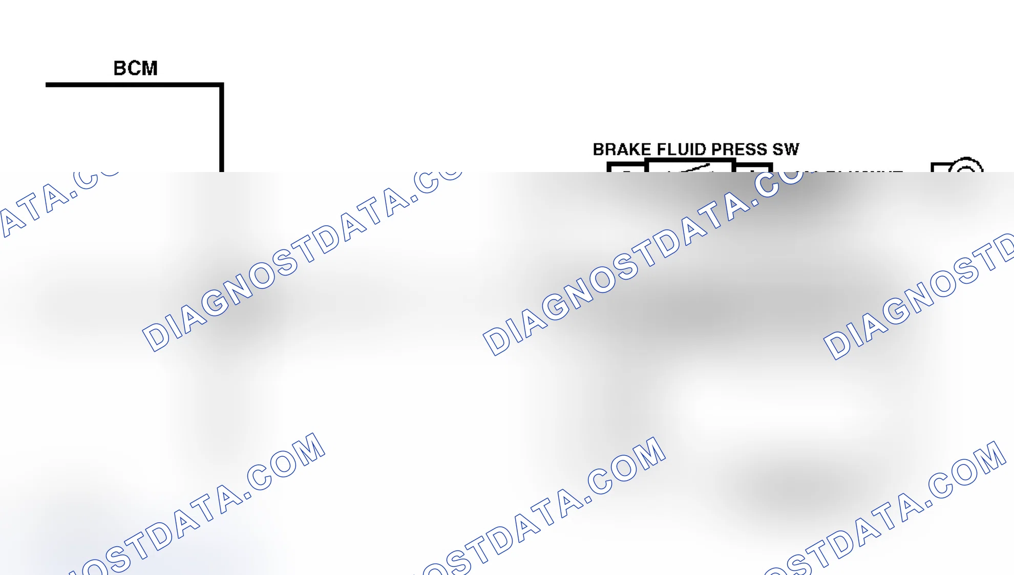 Scheme 226: "Brake Fluid Is Low" Message - Wiring Diagram