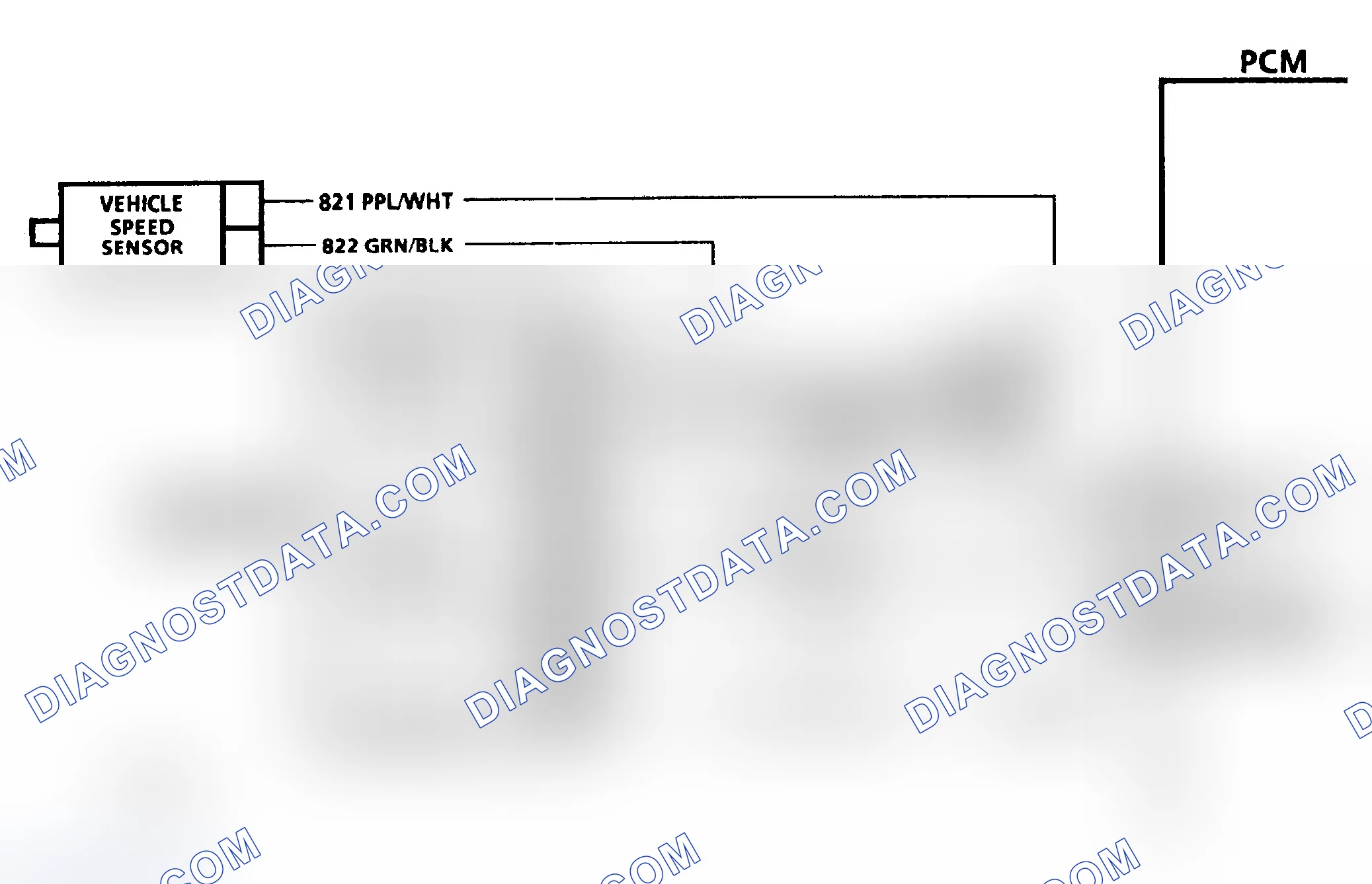 Scheme 22: Code 24 Schematic ("G" Series & "S" & "T" Series A/T) Vehicle Speed Sensor Transmission Output Signal