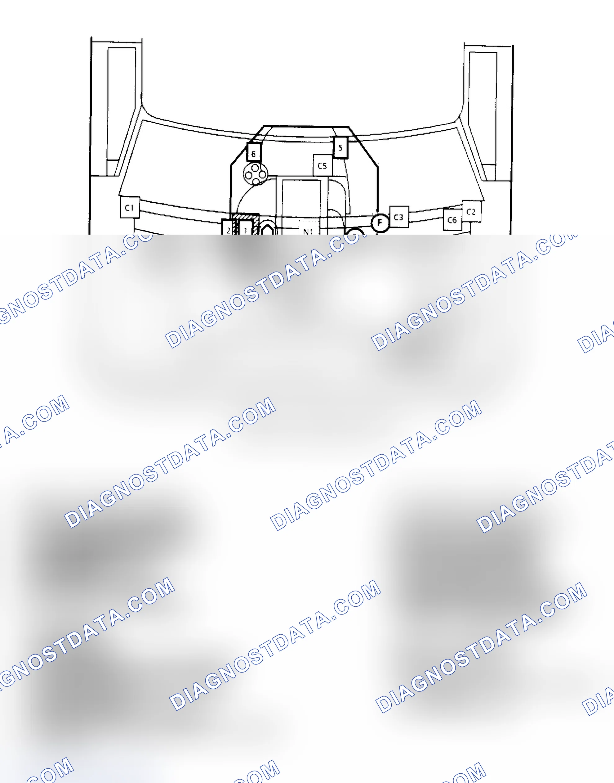Scheme 164: Component Locations for Astro & Safari 2.5L