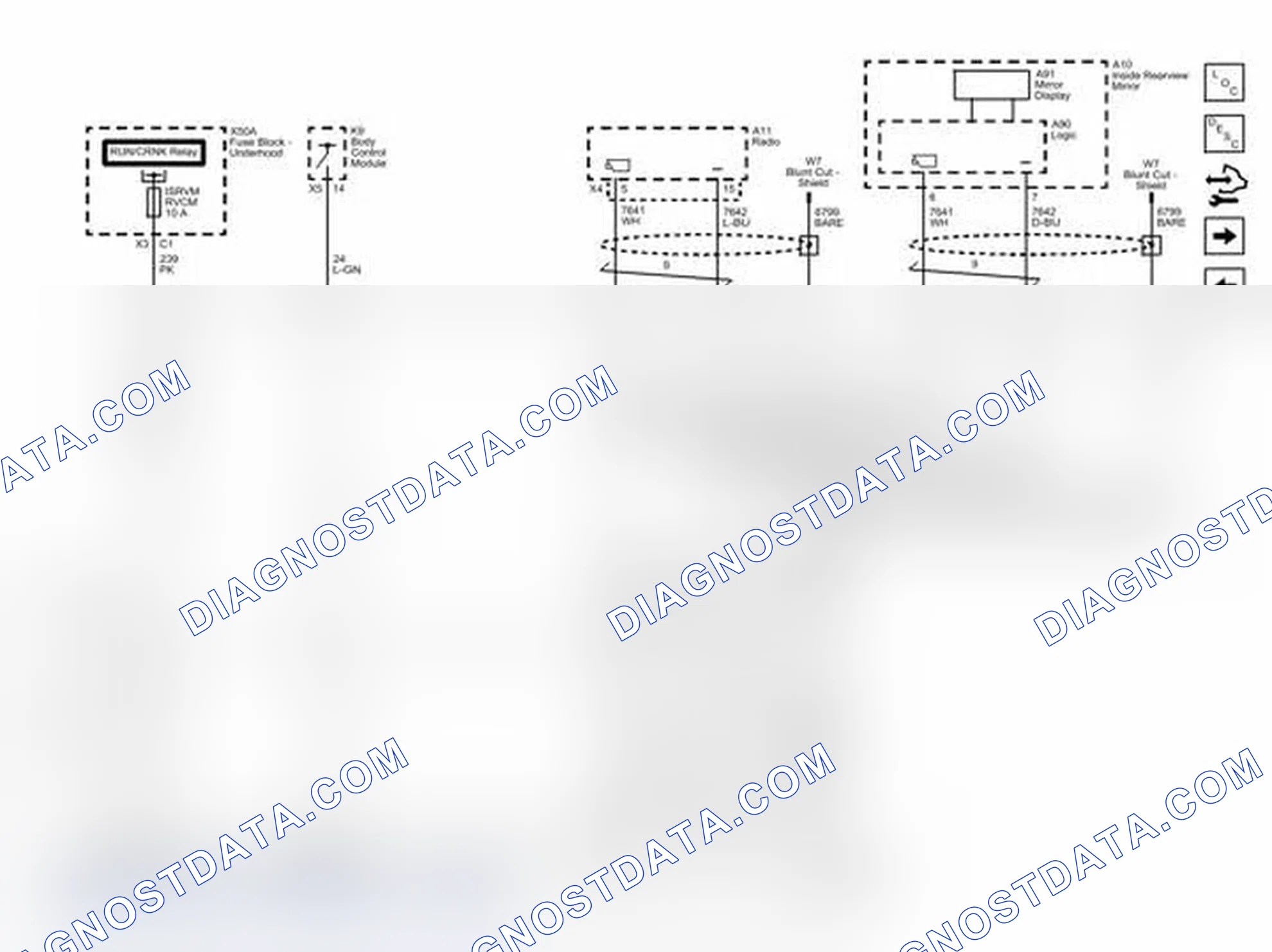 Scheme 2: Rear Vision Camera (with UYS) Wiring Schematics