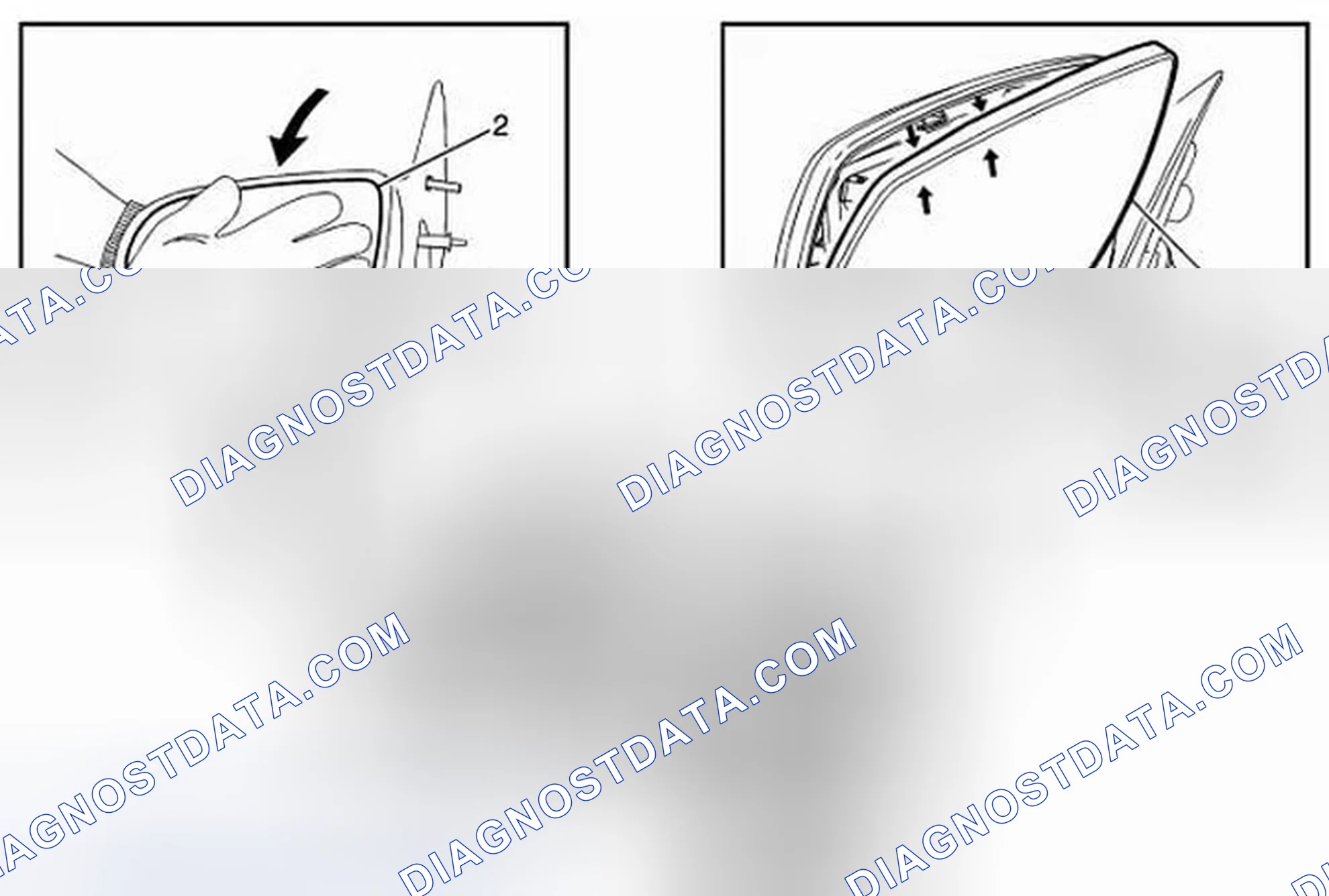 Scheme 49: Outside Rearview Mirror Glass Replacement