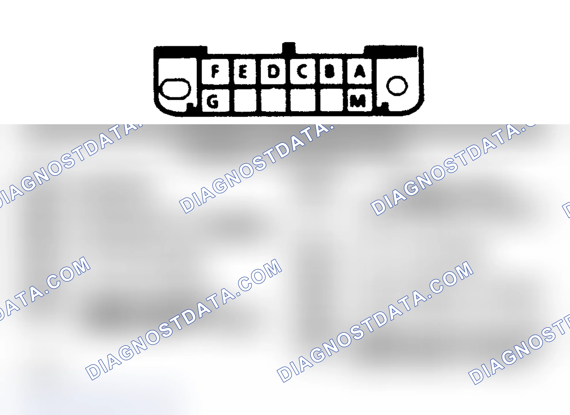 Scheme 258: ALDL Connector Terminal Identification