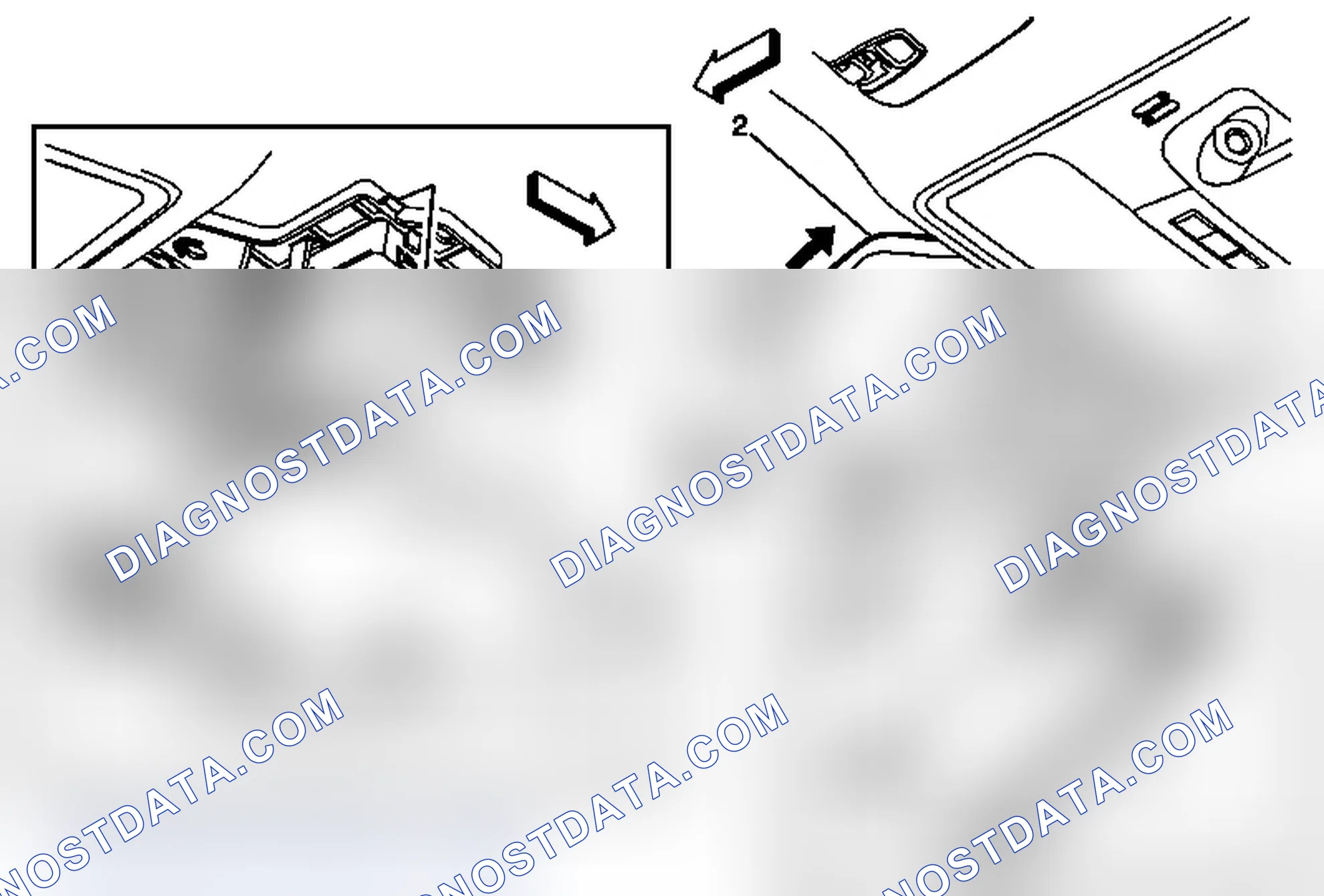 Scheme 42: Inside Rearview Mirror Mount Plate Cover Replacement