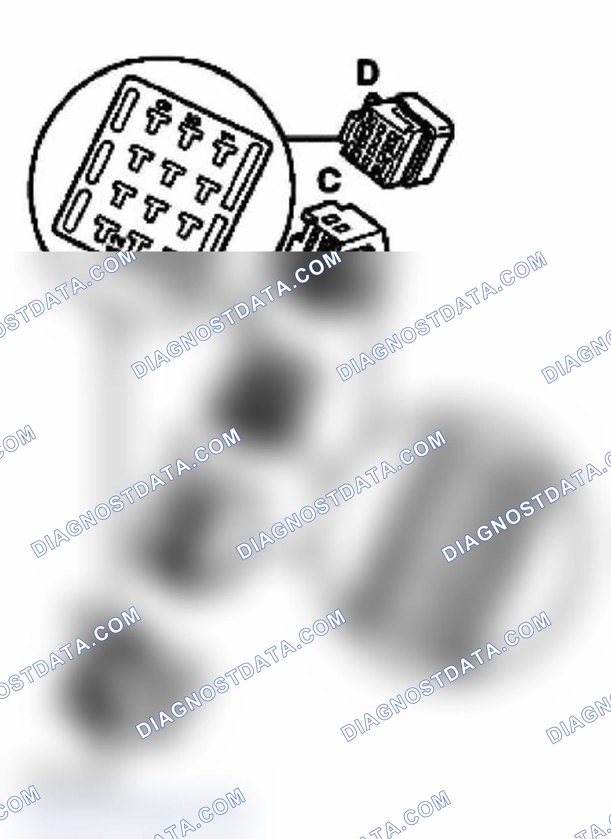 Scheme 171: Identifying ECM Sensors Connectors