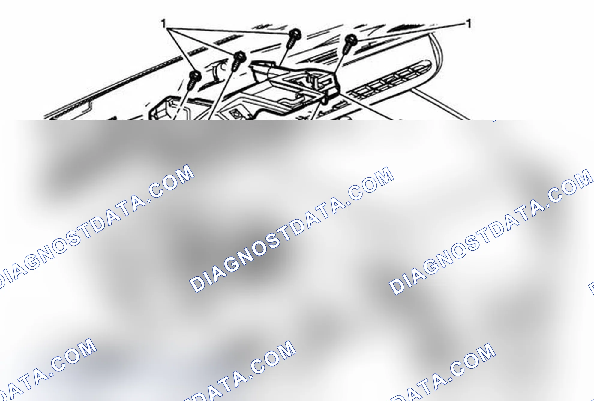 Scheme 106: Instrument Panel Cluster Trim Plate Replacement (Without UV6)