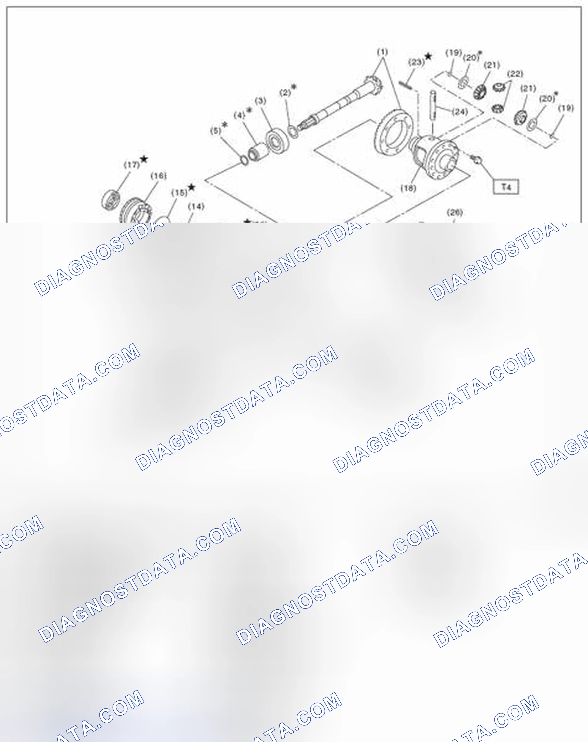 Scheme 94: REAR DIFFERENTIAL (VA2-TYPE)